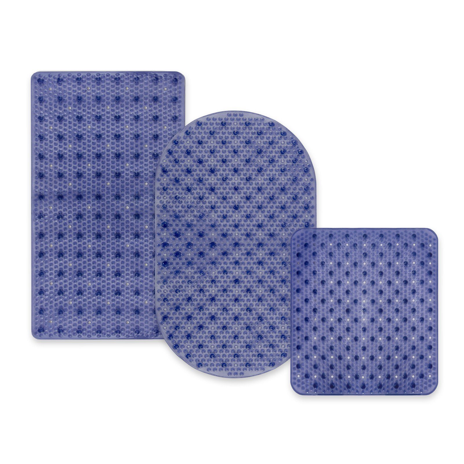 Karat Wanneneinlage Pure, Badewannenmatte, Antirutschmatte, 4 Farben & 3 Größen, B: 44 cm, L: 44.5 cm