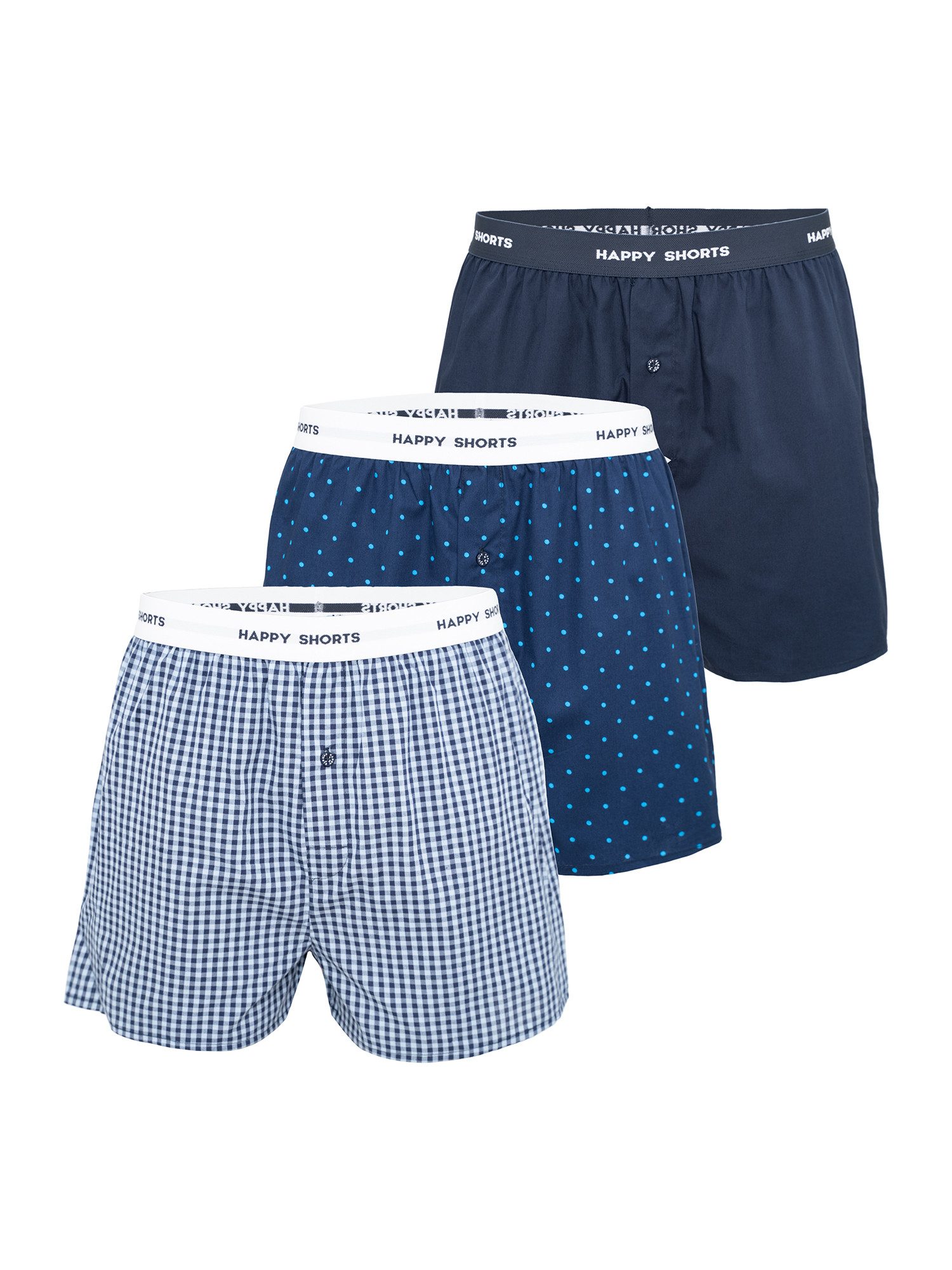 HAPPY SHORTS Boxer Mix (3-St) günstig online kaufen