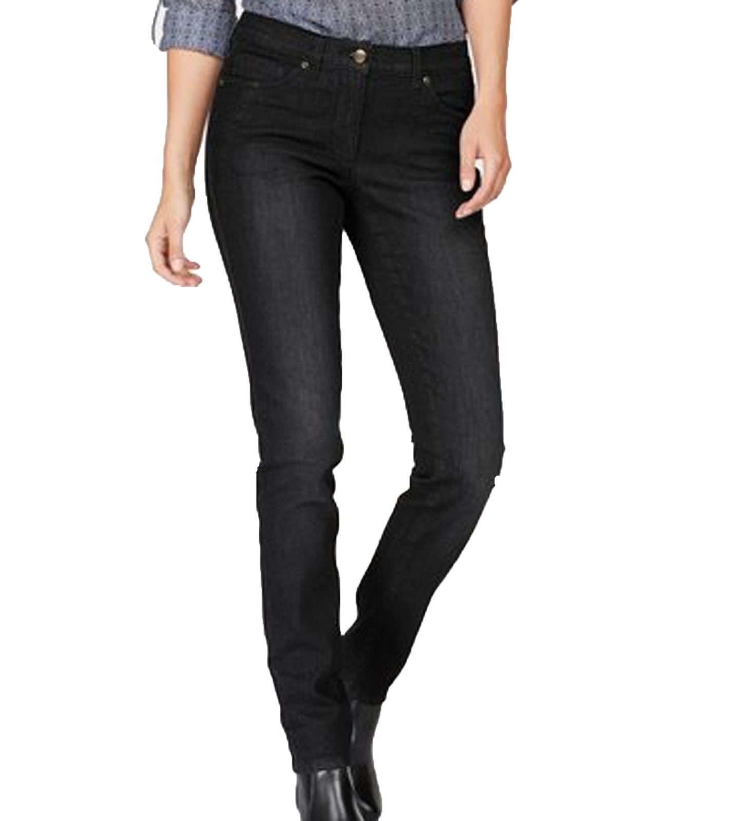 Cheer Regular-fit-Jeans »Cheer Karin Röhrenjeans elastische Damen Freizeit- Jeans Mode-Jeans im 5-Pocket-Style Schwarz« online kaufen | OTTO