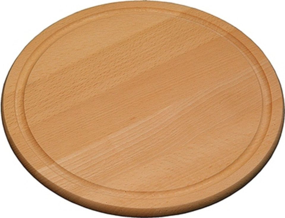 EK Germany Стейк тарілка Fleischteller Buchenholz, mit Saftrille Ø 25 x 1,5 cm, natur, (1 St)
