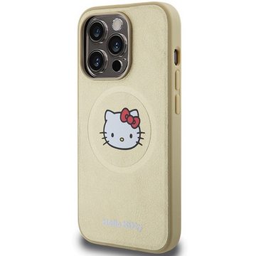 Hello Kitty Smartphone-Hülle Hello Kitty Apple iPhone 14 Pro Max Leather Kitty Head MagSafe Case