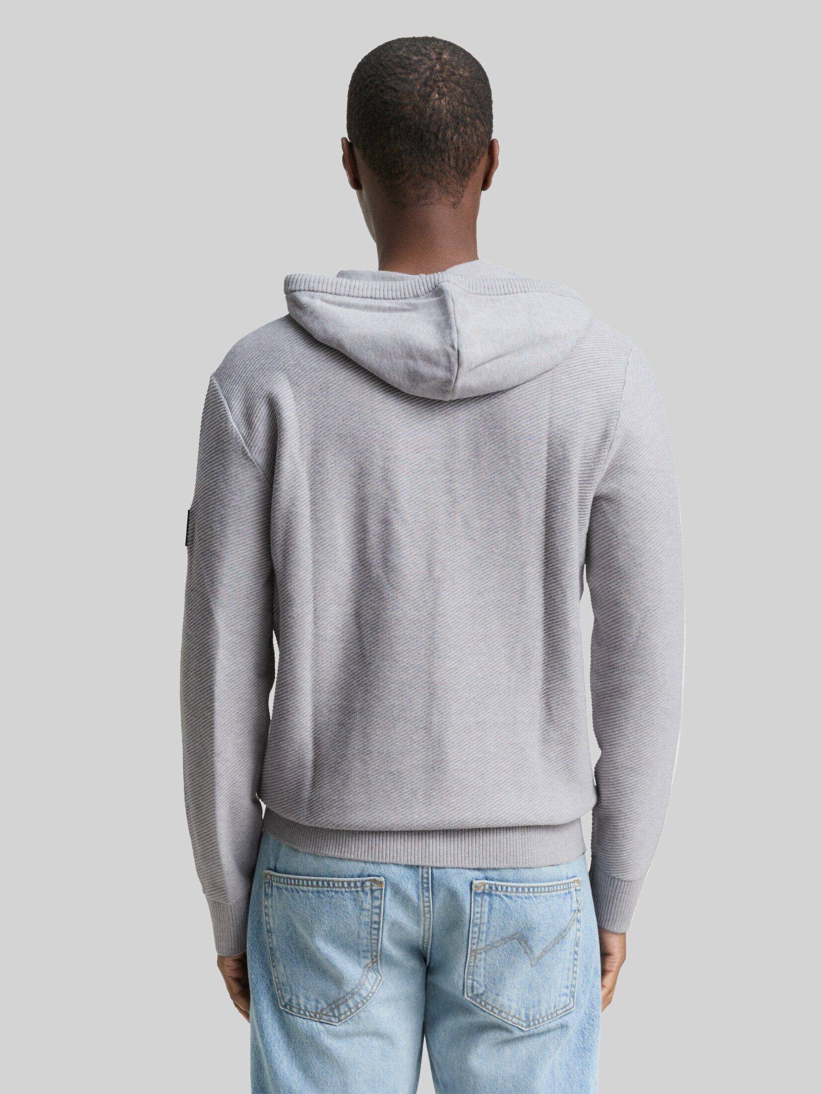 TOM TAILOR Denim Strickpullover Pullover & Strickjacken Strickpullover mit Kapuze