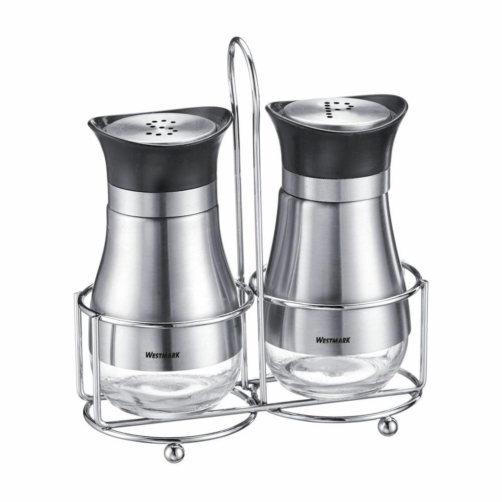 WESTMARK Menage-Set Set Salz- und Pfefferstreuer, 3tlg., Fassungsvermögen: je 125 ml
