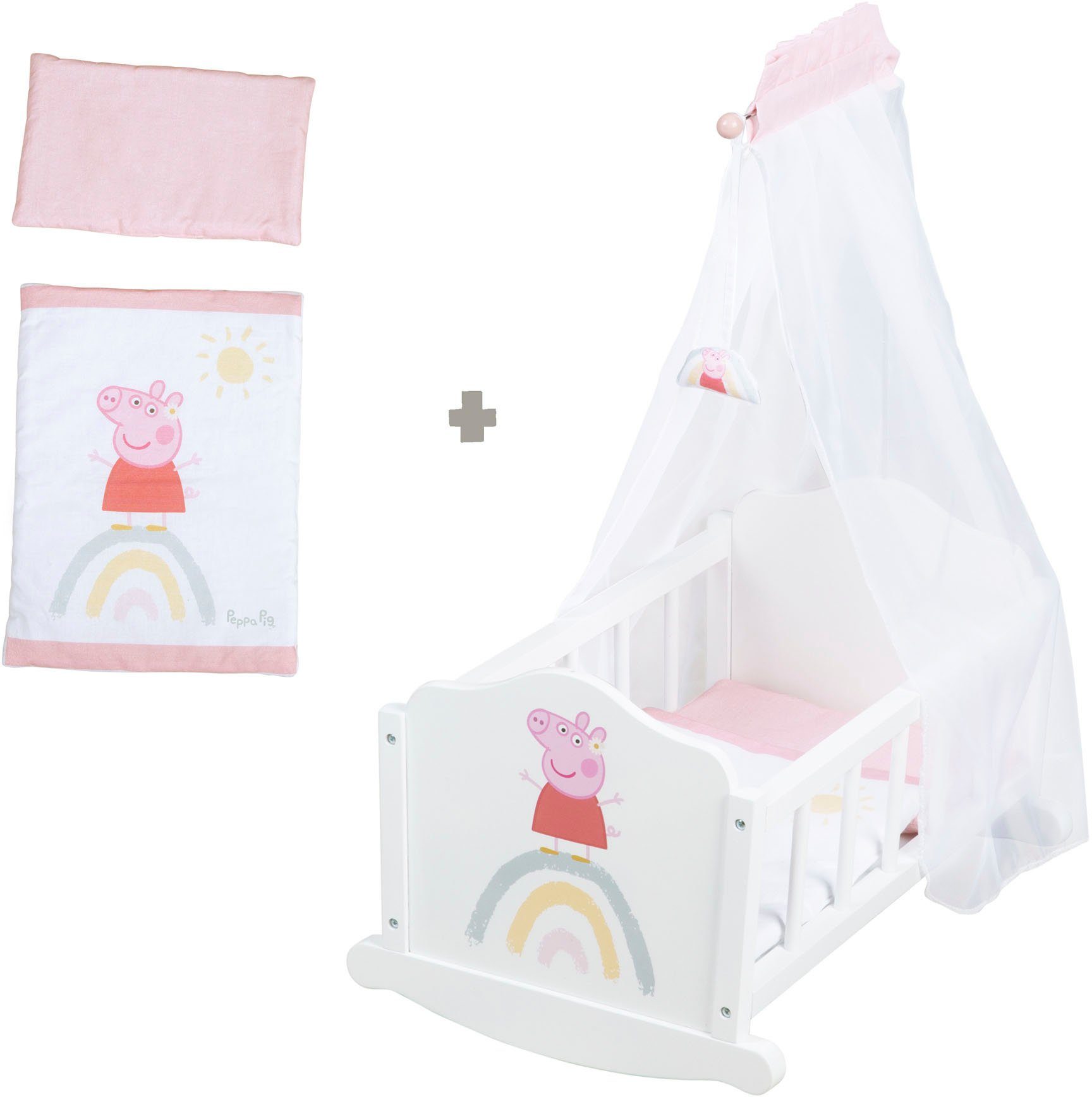 roba® Puppenwiege Peppa Pig
