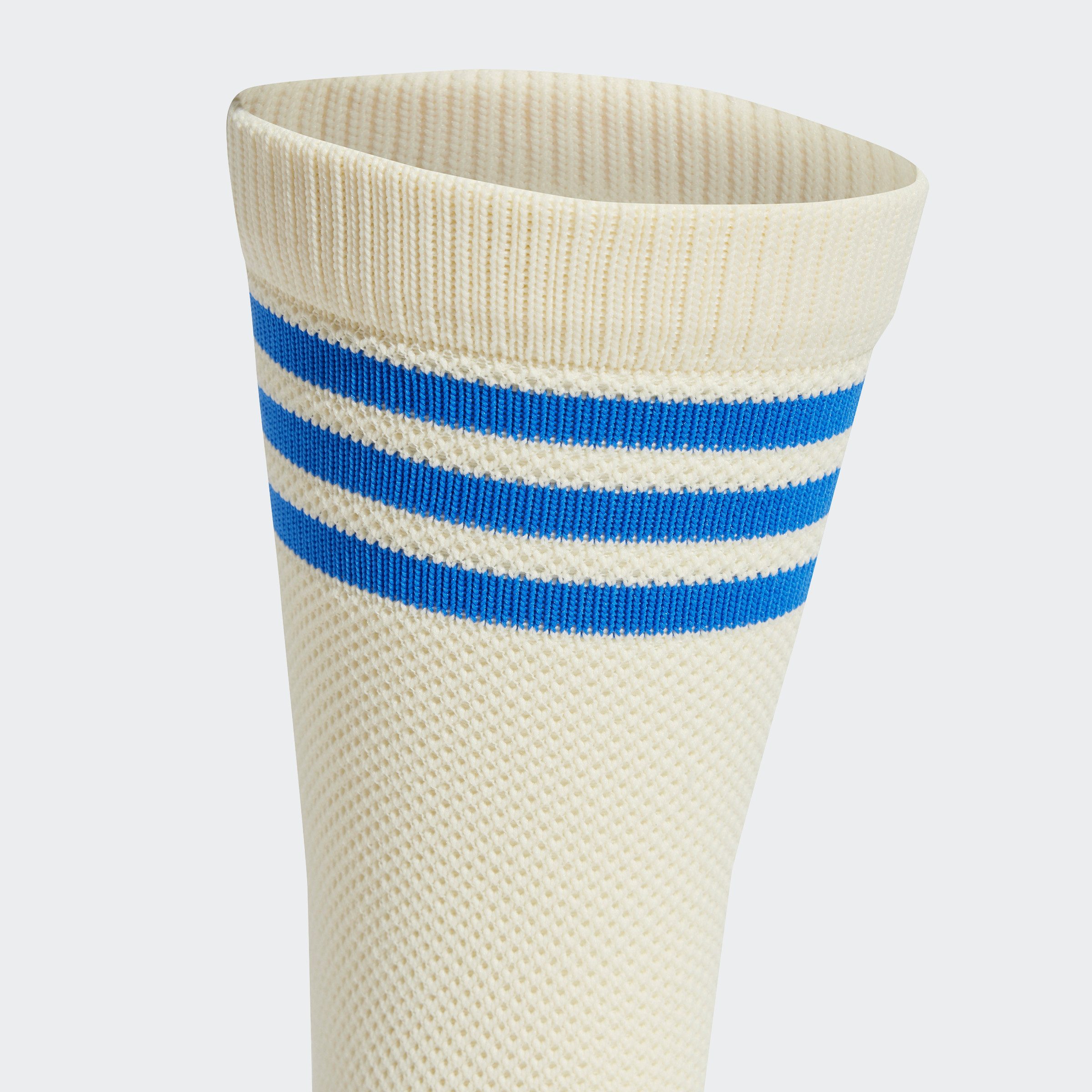 adidas Originals Sportsocken KNIESTRÜMPFE, 2 PAAR (2-Paar) knielang, mit klassischen drei Streifen und kontrastierendem Logo
