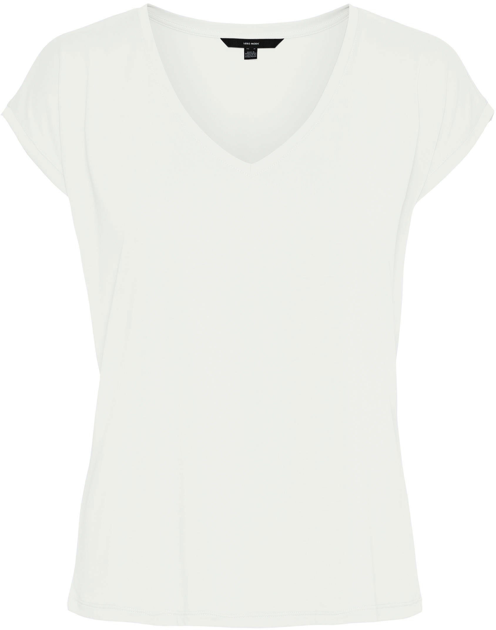 Vero Moda V-Shirt VMFILLI bright white