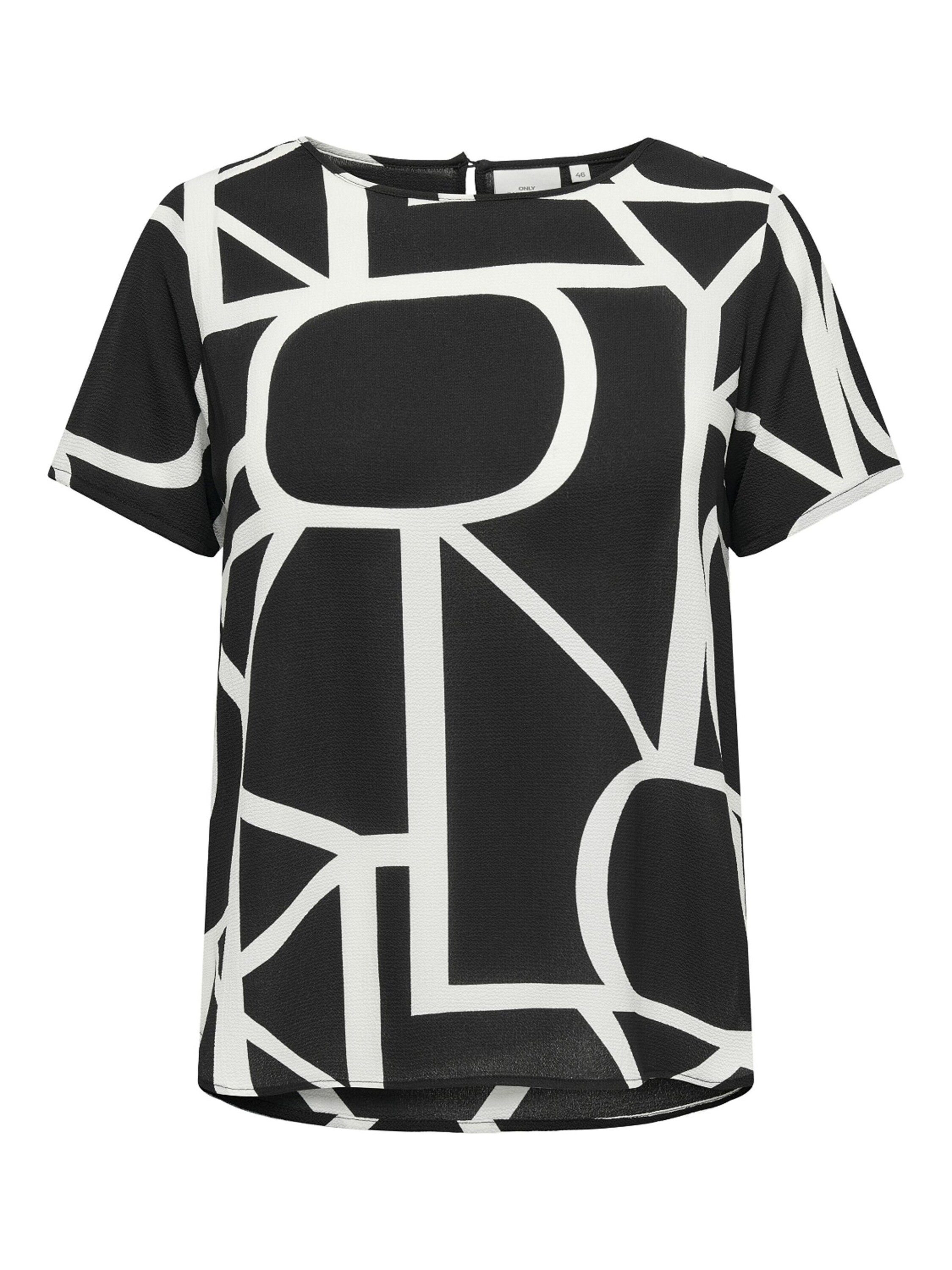 ONLY CARMAKOMA Kurzarmbluse Vica (1-tlg) Cut-Outs günstig online kaufen