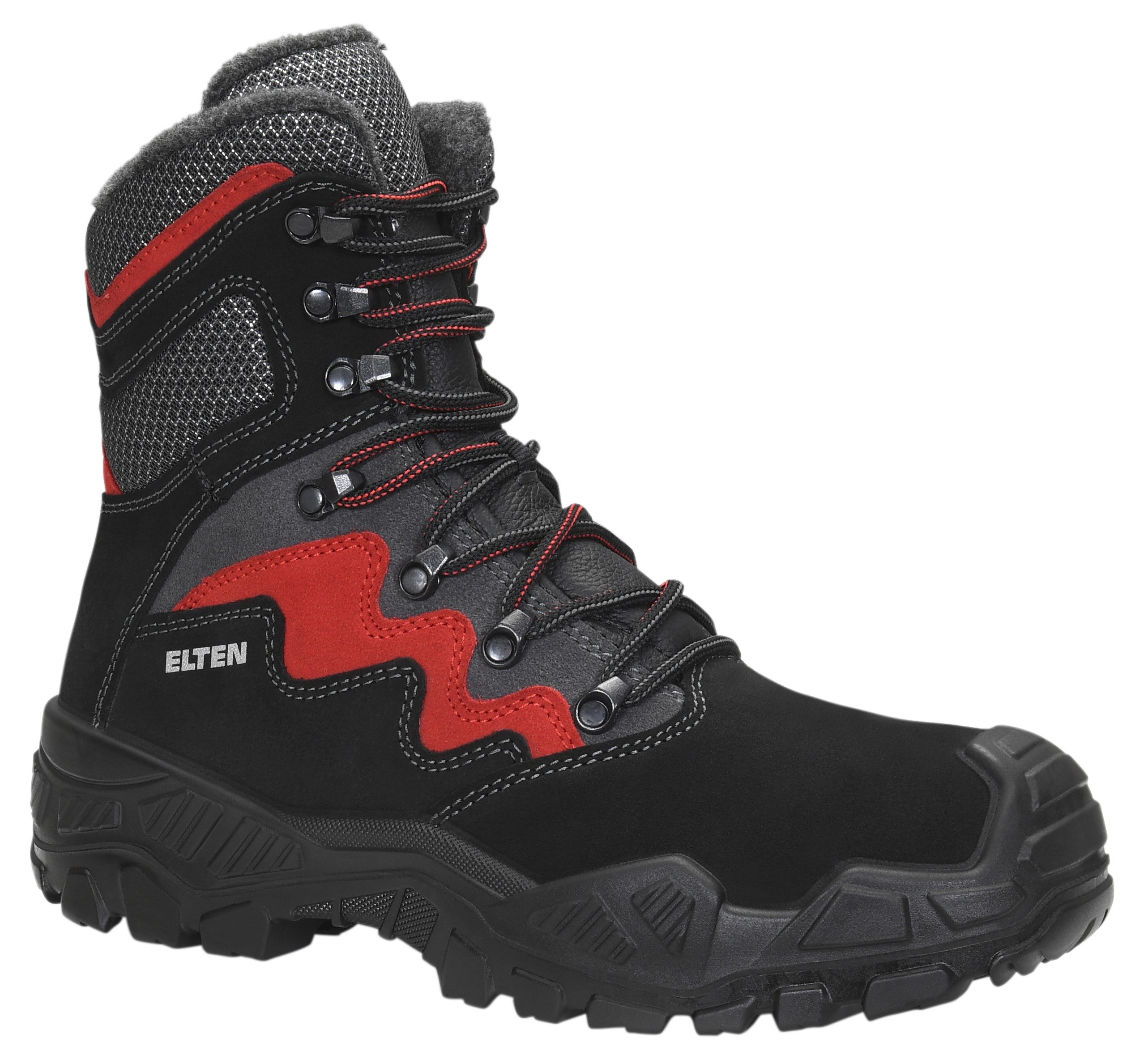 ELTEN MICK black-red High ESD S3S Sicherheitsschuh (Schuhkarton, Paar)