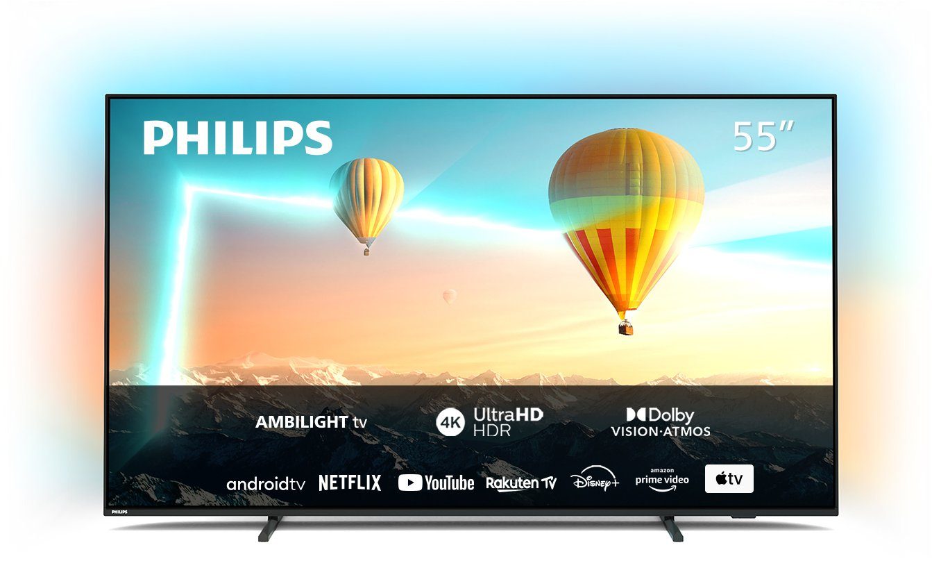 PHILIPS 65PUS8108/12 4K LED Ambilight TV (Flat, 65 Zoll / 164 cm, UHD 4K,  SMART TV, Ambilight, Philips Smart TV)