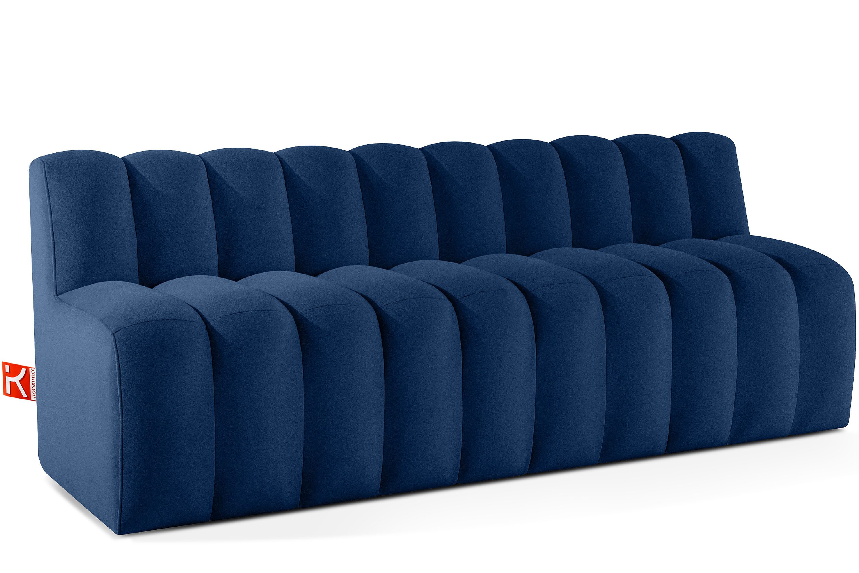 KONSIMO® Sofa CORDA Einzelsofa, Küchensofa, Polsterbank, Küchenbank, Breite: 200 cm, hergestellt in der EU, moderne Eleganz, ideal für Restaurantbereiche