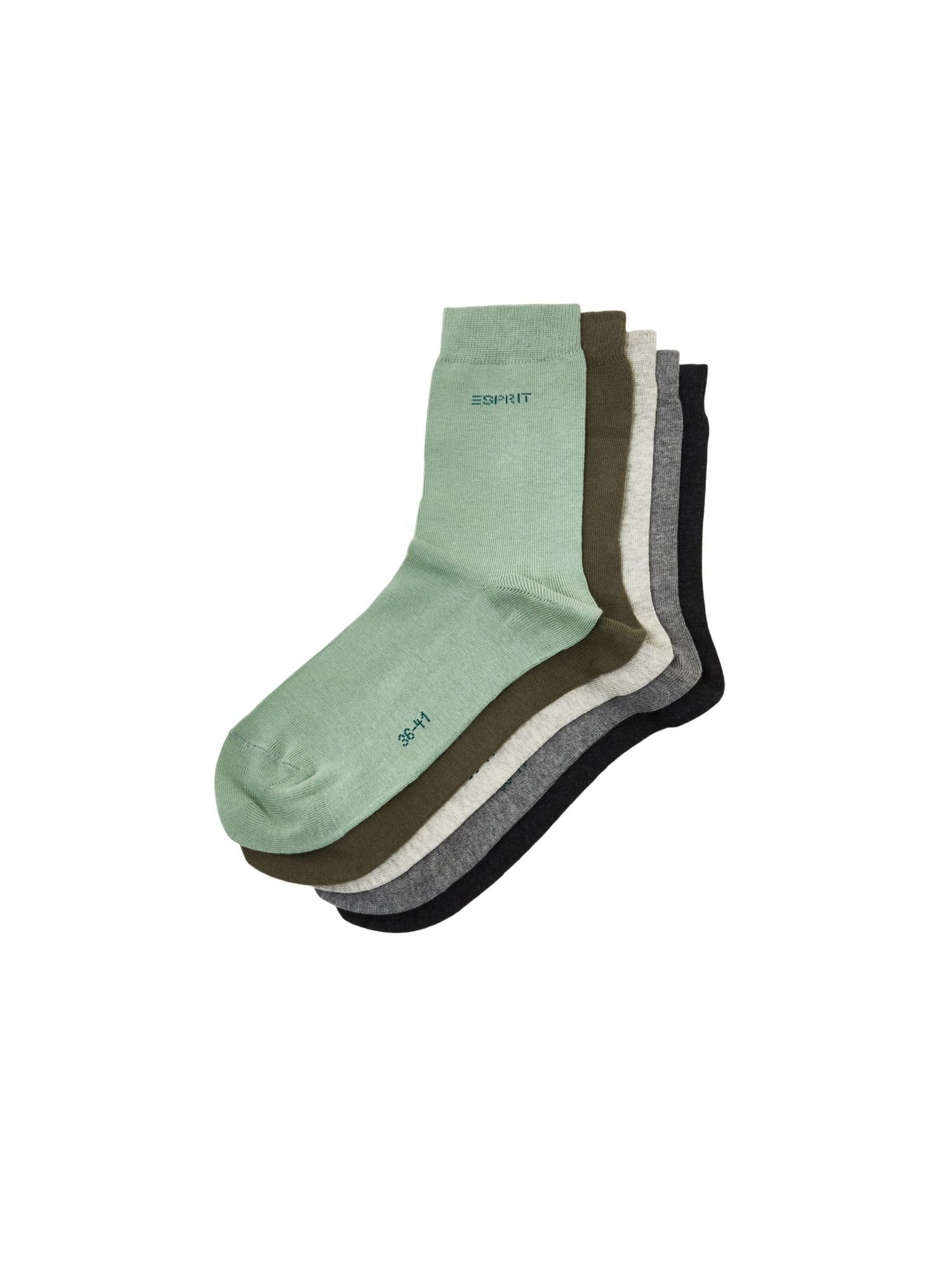 Esprit Socken 5er-Pack Socken, Organic Cotton GREEN COLORWAY | Socken