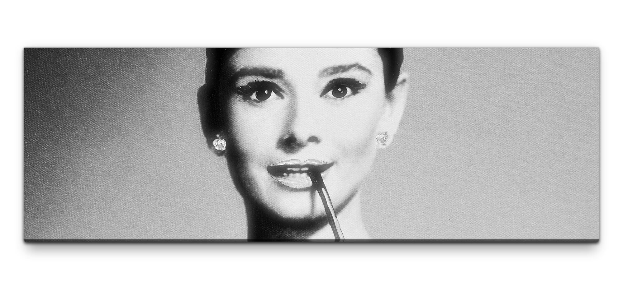 möbel-direkt.de Leinwandbild Bilder XXL Audrey Hepburn Wandbild auf Leinwand