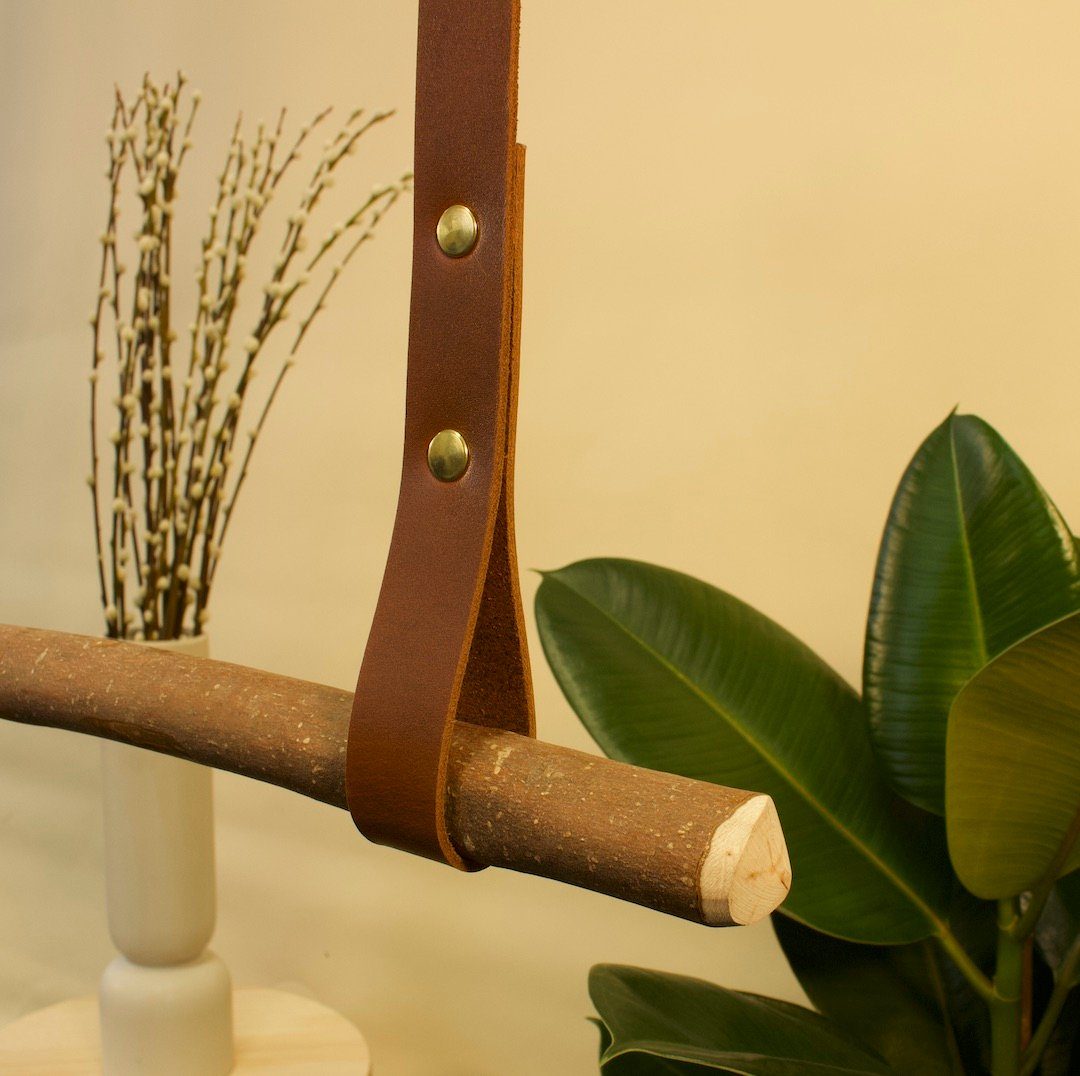 herbeschick. Garderobenstange Hängegarderobe "Naturbursche" mit Naturstock, günstig online kaufen