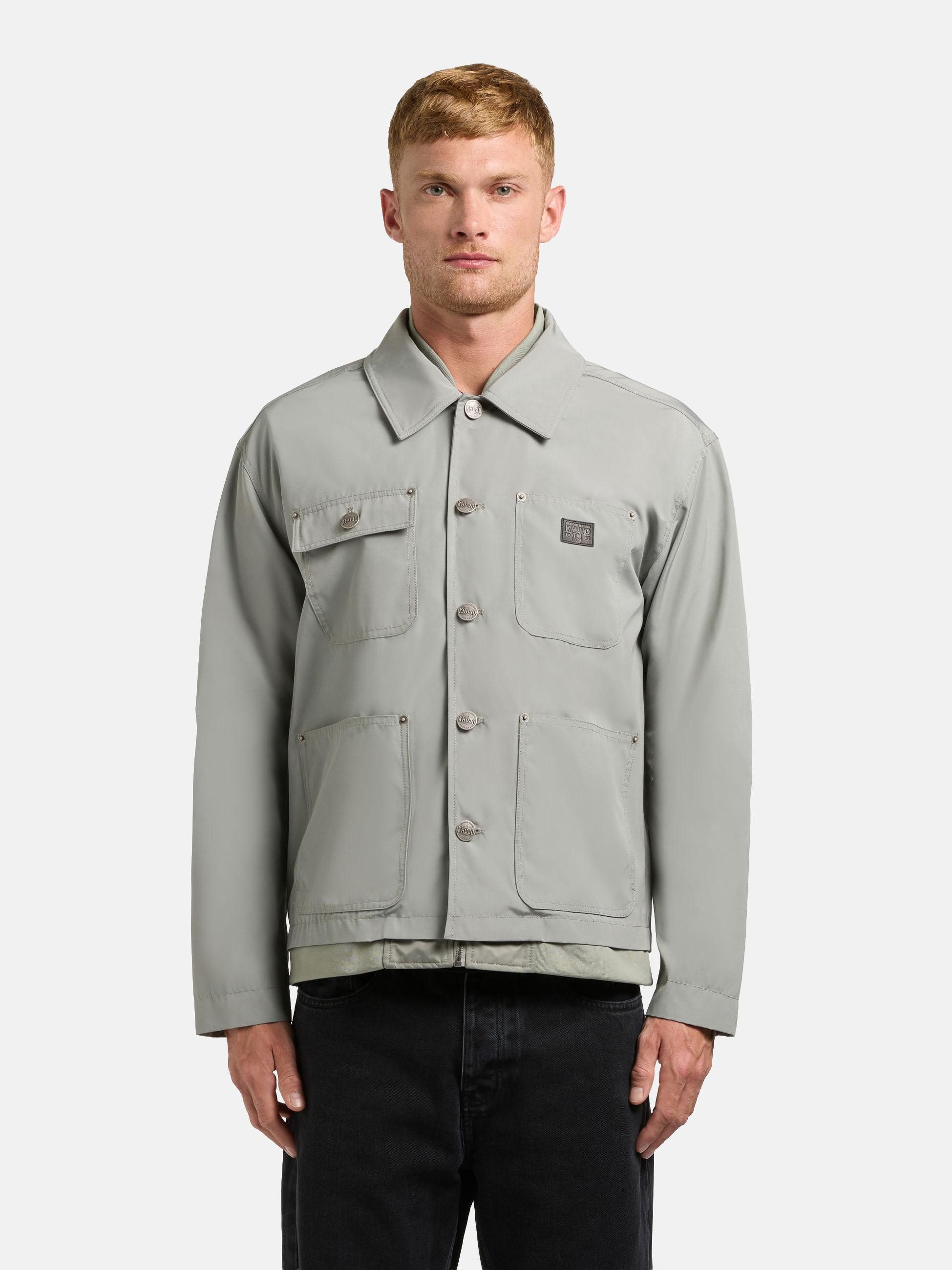 khujo Hemdjacke Raise Hybride Herrenjacke mit Bomberjacken-Elementen