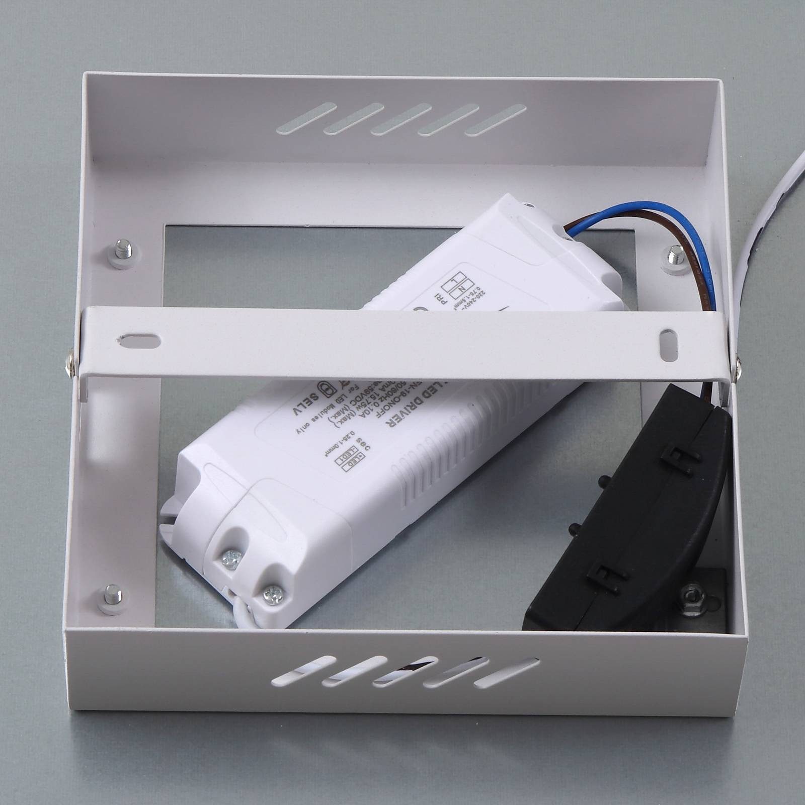 Lindby LED Panel Enhife, LED Weiß universalweiß IP20, LED 14 W gesamt, universalweiß