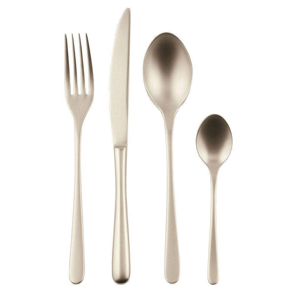sambonet Besteck-Set Sambonet Taste Antique PVD Champagne Besteck-Set 24-tlg., 6 Personen, Edelstahl