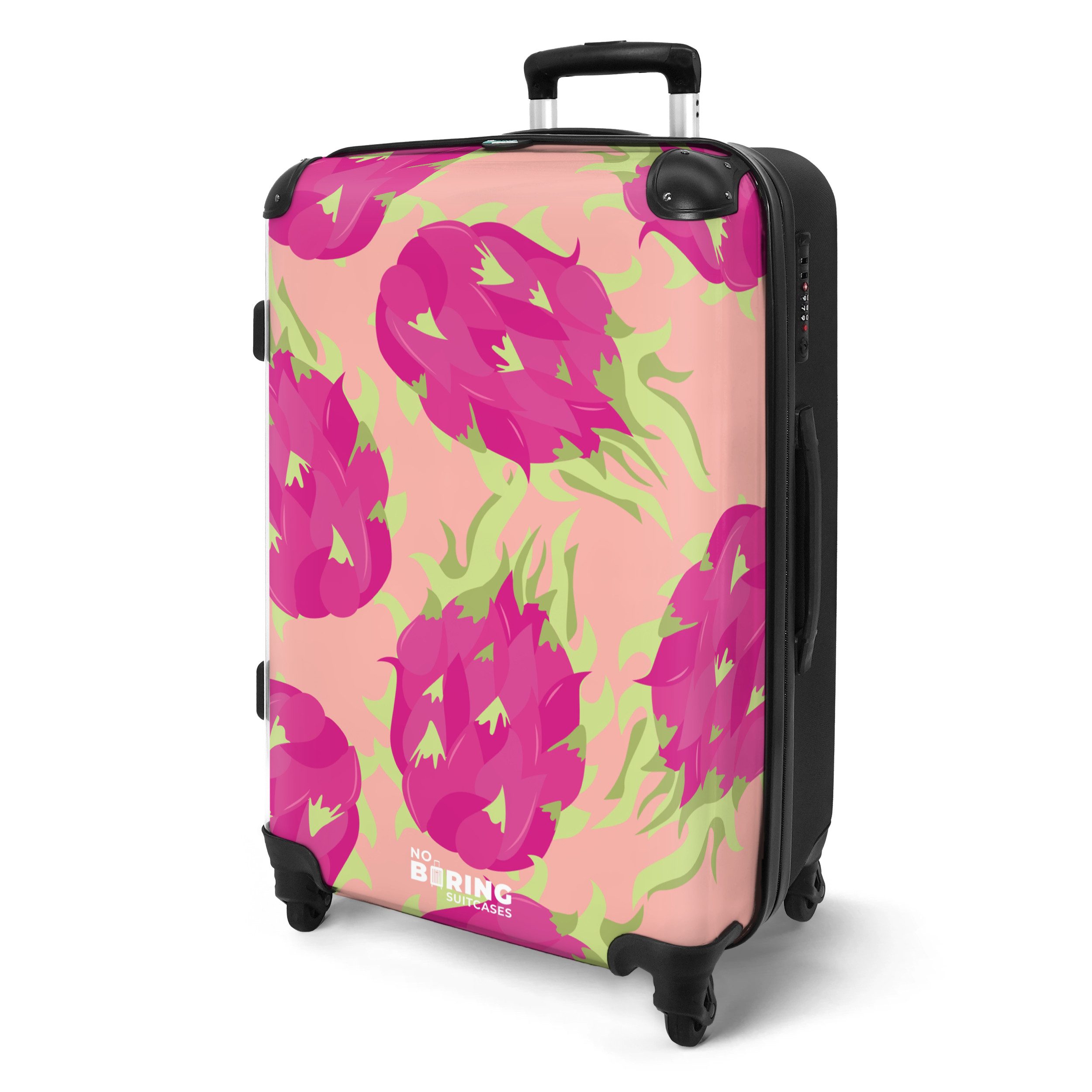NoBoringSuitcases.com© Hartschalen-Trolley Orange mit Estragonfrucht 67 günstig online kaufen
