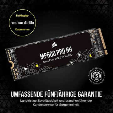 Corsair MP600 PRO NH Gen4 PCIe x4 NVMe M.2 SSD interne SSD (500GB)