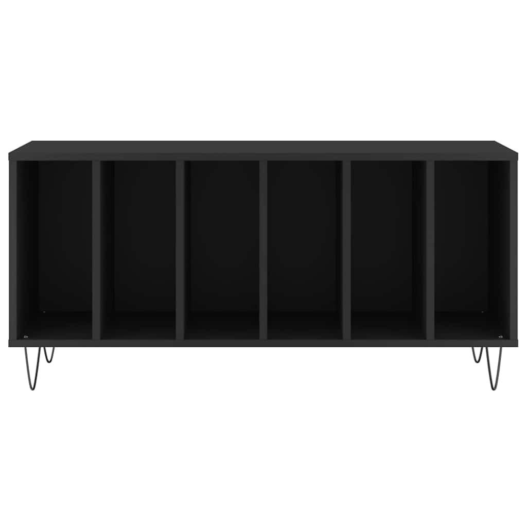 vidaXL Lowboard Plattenschrank Schwarz 100x38x48 cm Holzwerkstoff (1 St) – Bild 4 von 5