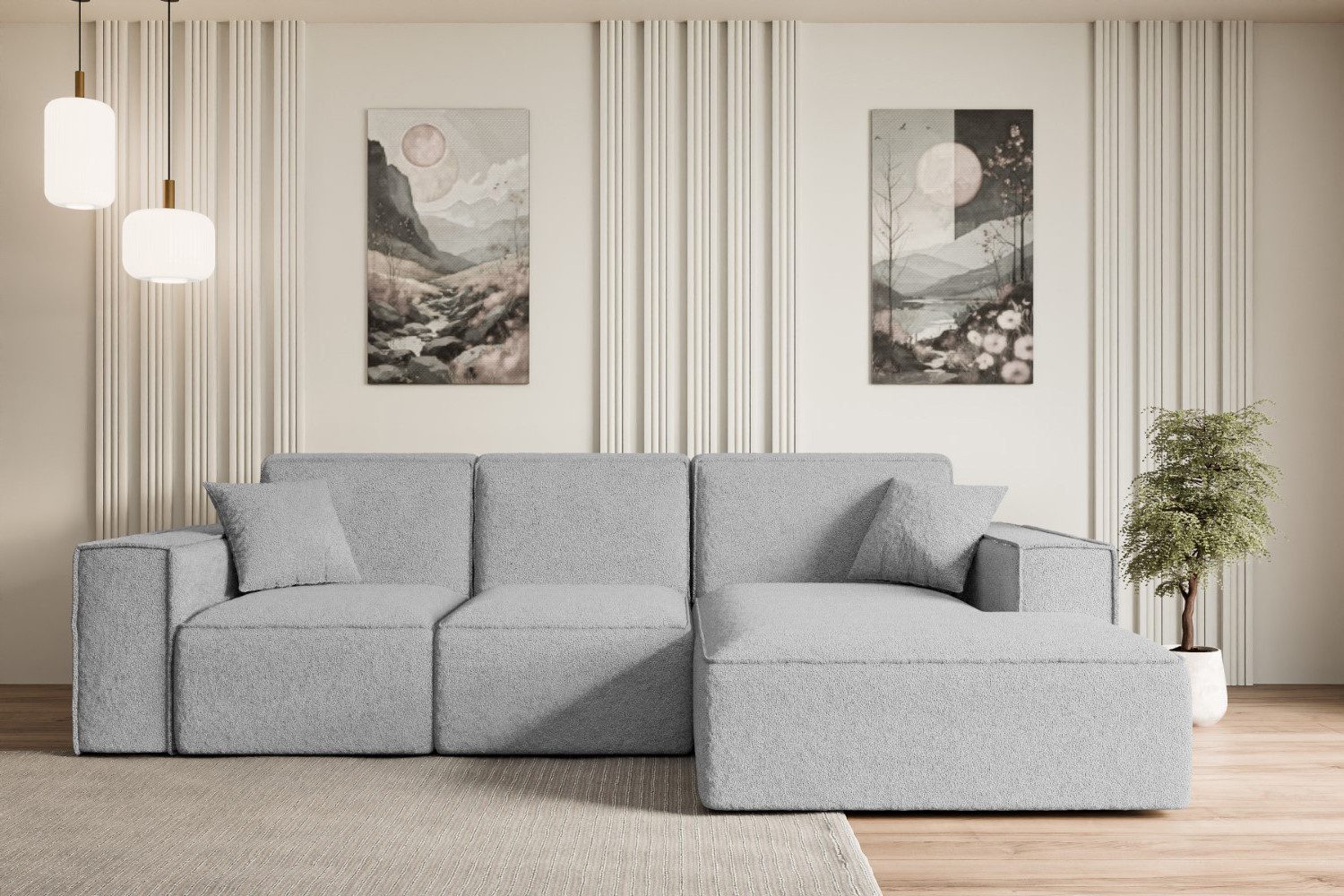 ALTDECOR Ecksofa SERRA-L-S, Couch mit Schlaffunktion, günstig online kaufen