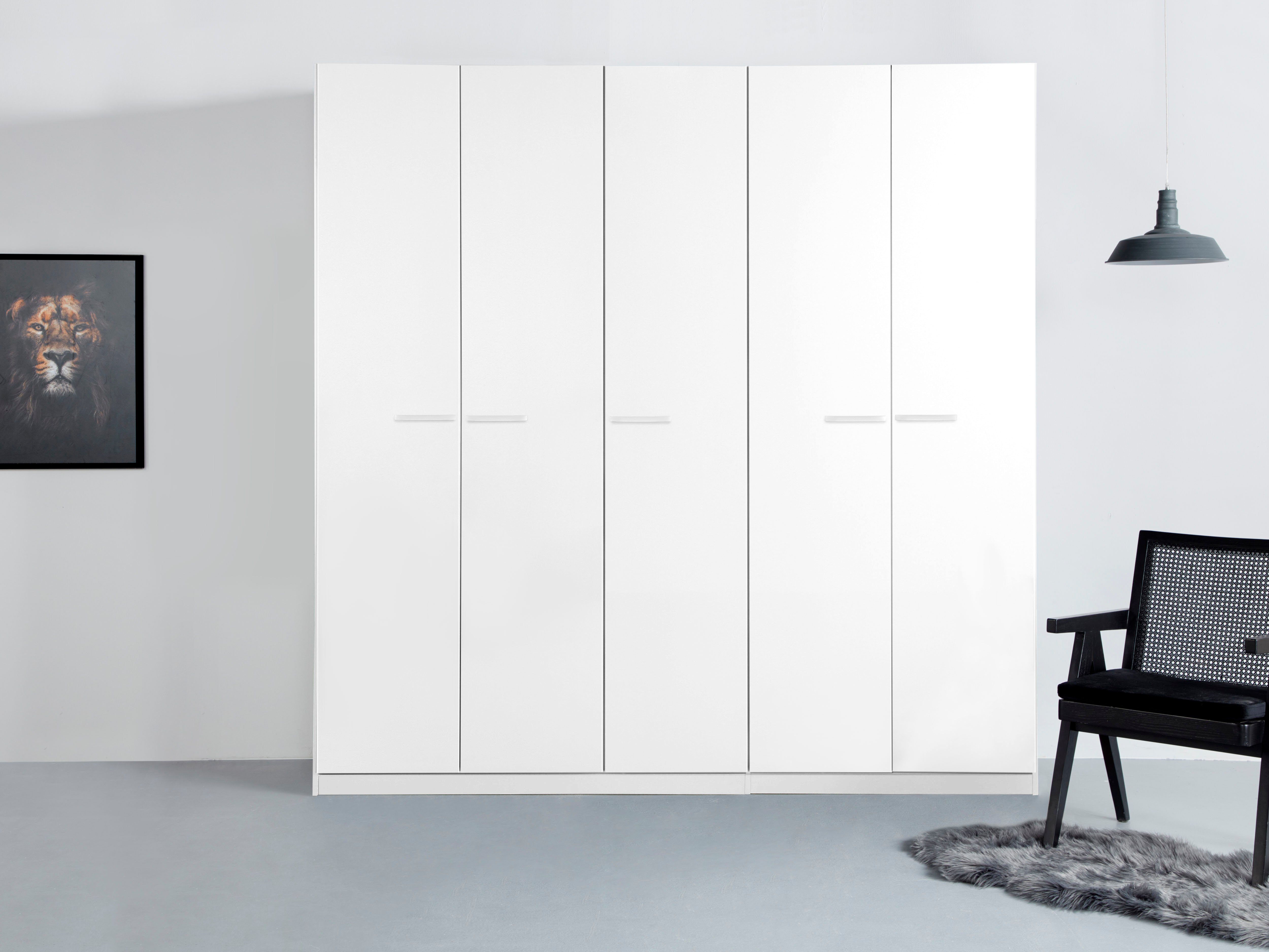 OTTO home Kleiderschrank Mehrzweckschrank Aktenschrank Möbel Mietswohnung Schlafzimmer OTELI (erhältlich in Breiten 91-360 cm, ab Breite 136cm inkl. Innenschubladen) mit zusätzlichen Einlegeböden, optional mit Spiegel MADE IN GERMANY
