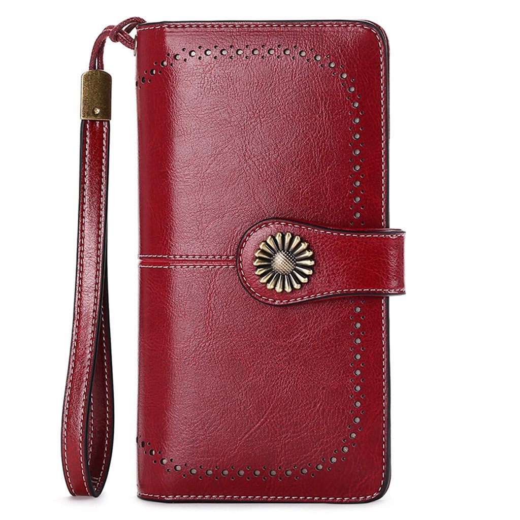 PFCTART Brieftasche Damen Langes Leder Portemonnaie günstig online kaufen