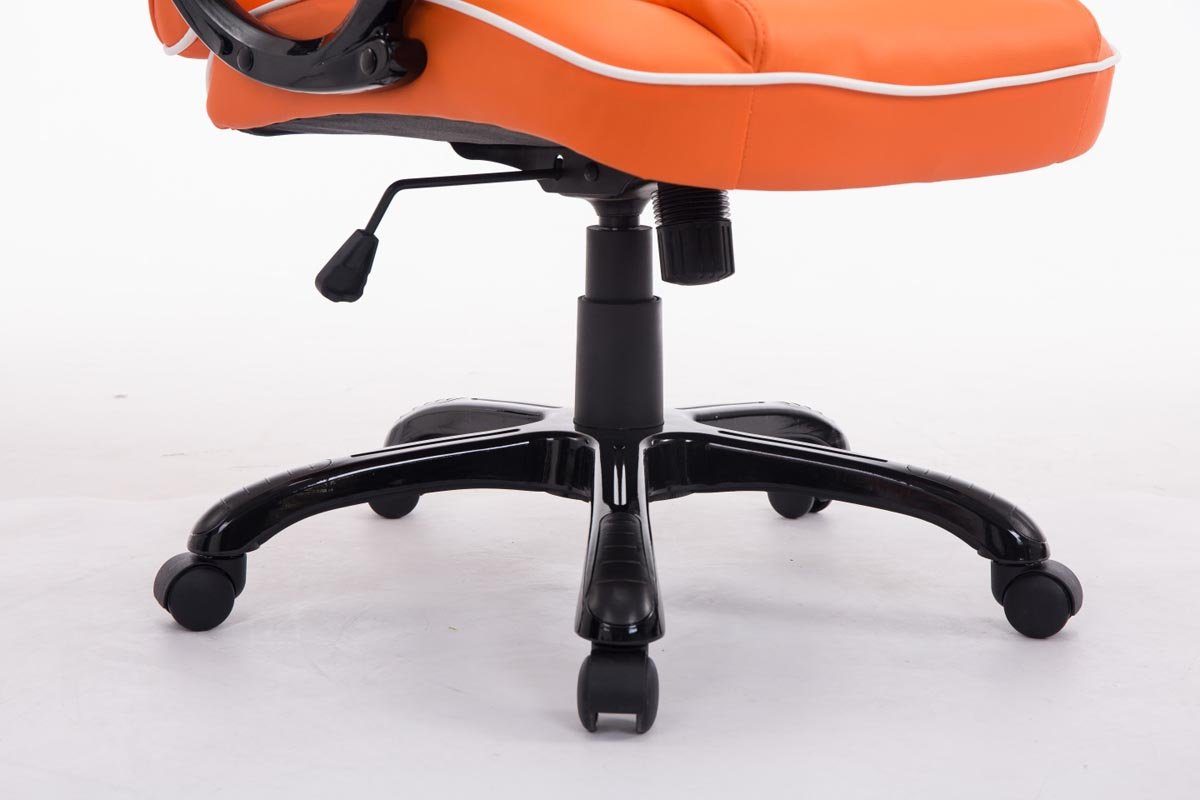 CLP Kunstleder, XXX orange höhenverstellbar Gaming BIG und drehbar Chair