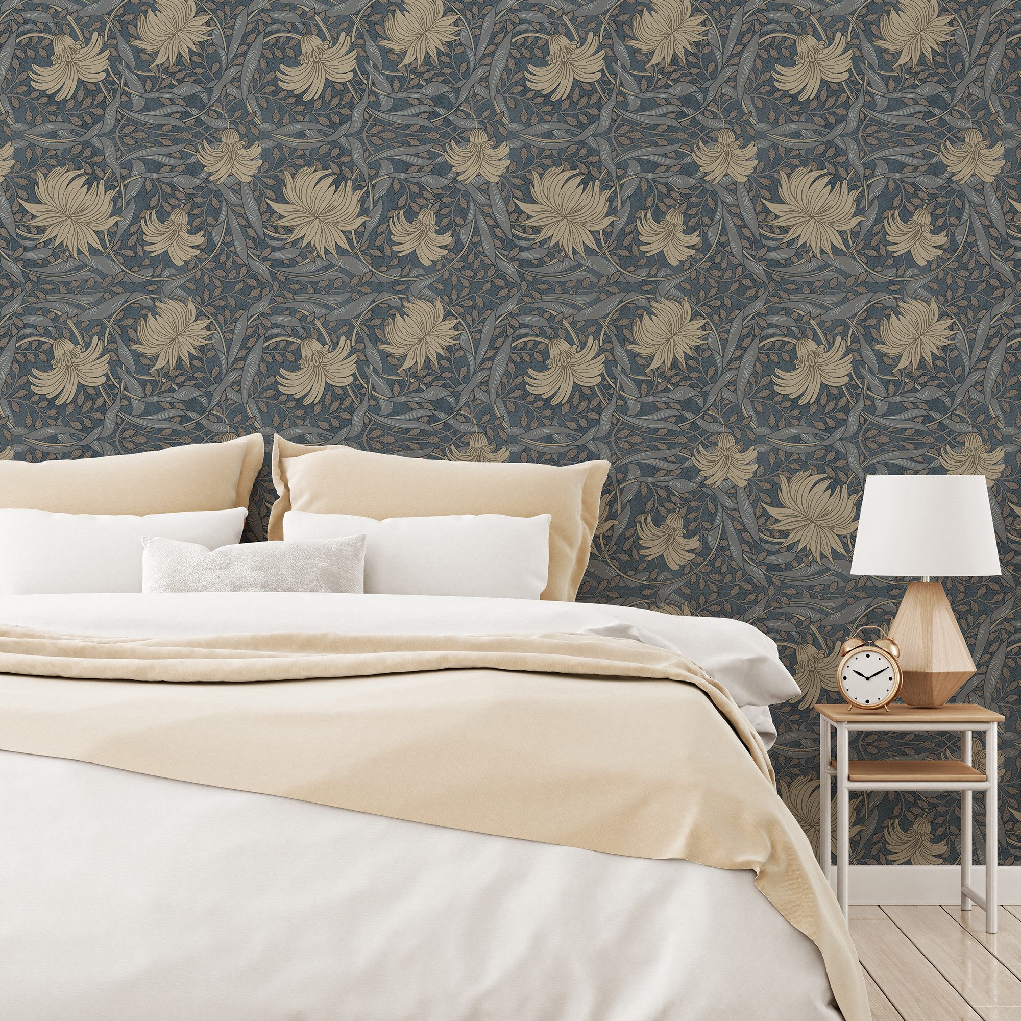 Sublime Vliestapete JOLIE, floral, (1 St), Design Tapeten