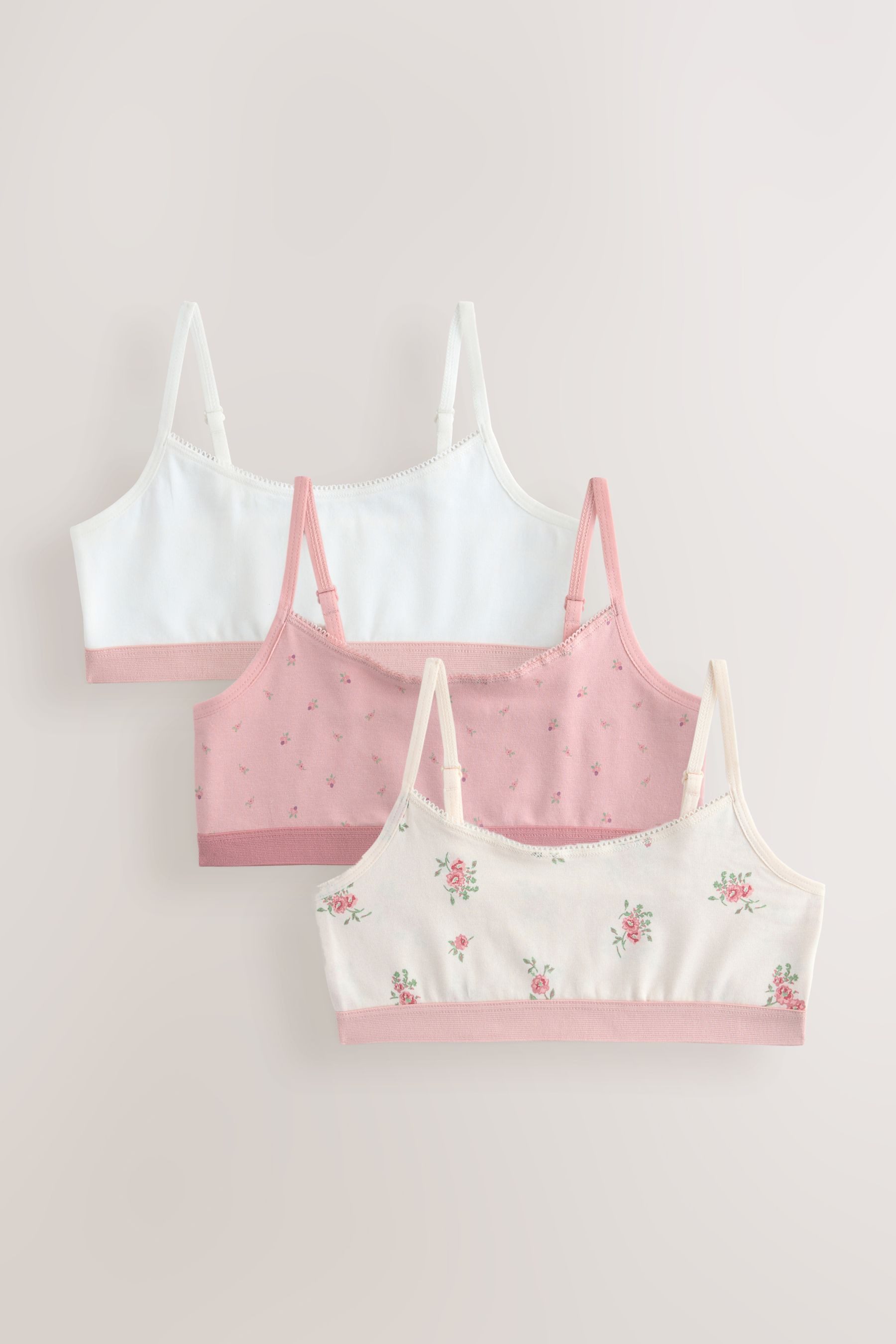 Next Crop-Top Kurz-Tops, 3er-Pack (3-tlg)