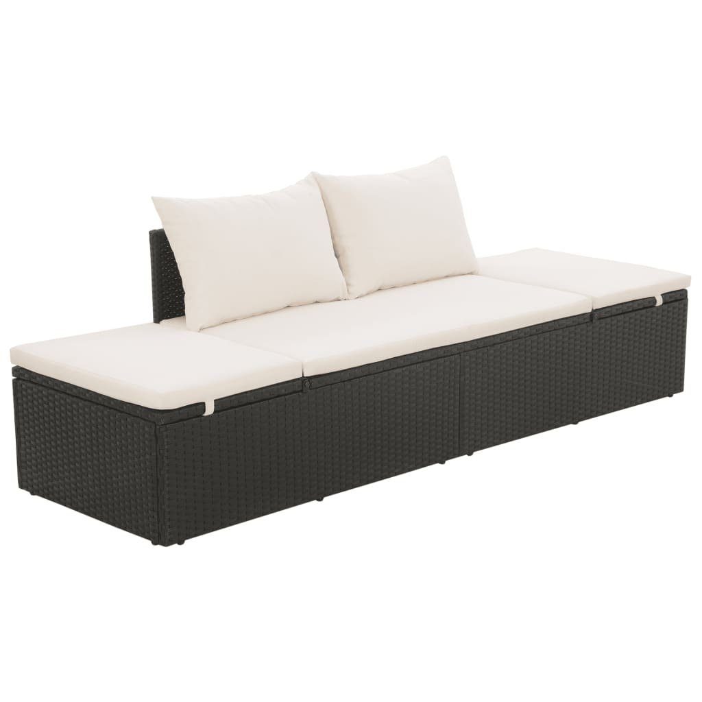 DOTMALL Gartenliege Gartenmöbel mit Sonnenliege,Polyrattan, verstellbar, günstig online kaufen