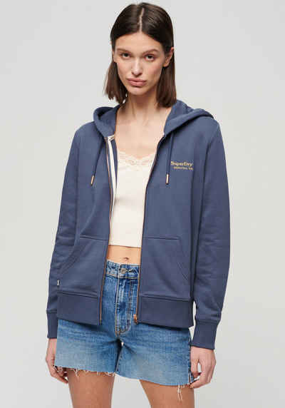 Superdry Kapuzensweatjacke SU-ESSENTIAL LOGO ZIPHOOD UB