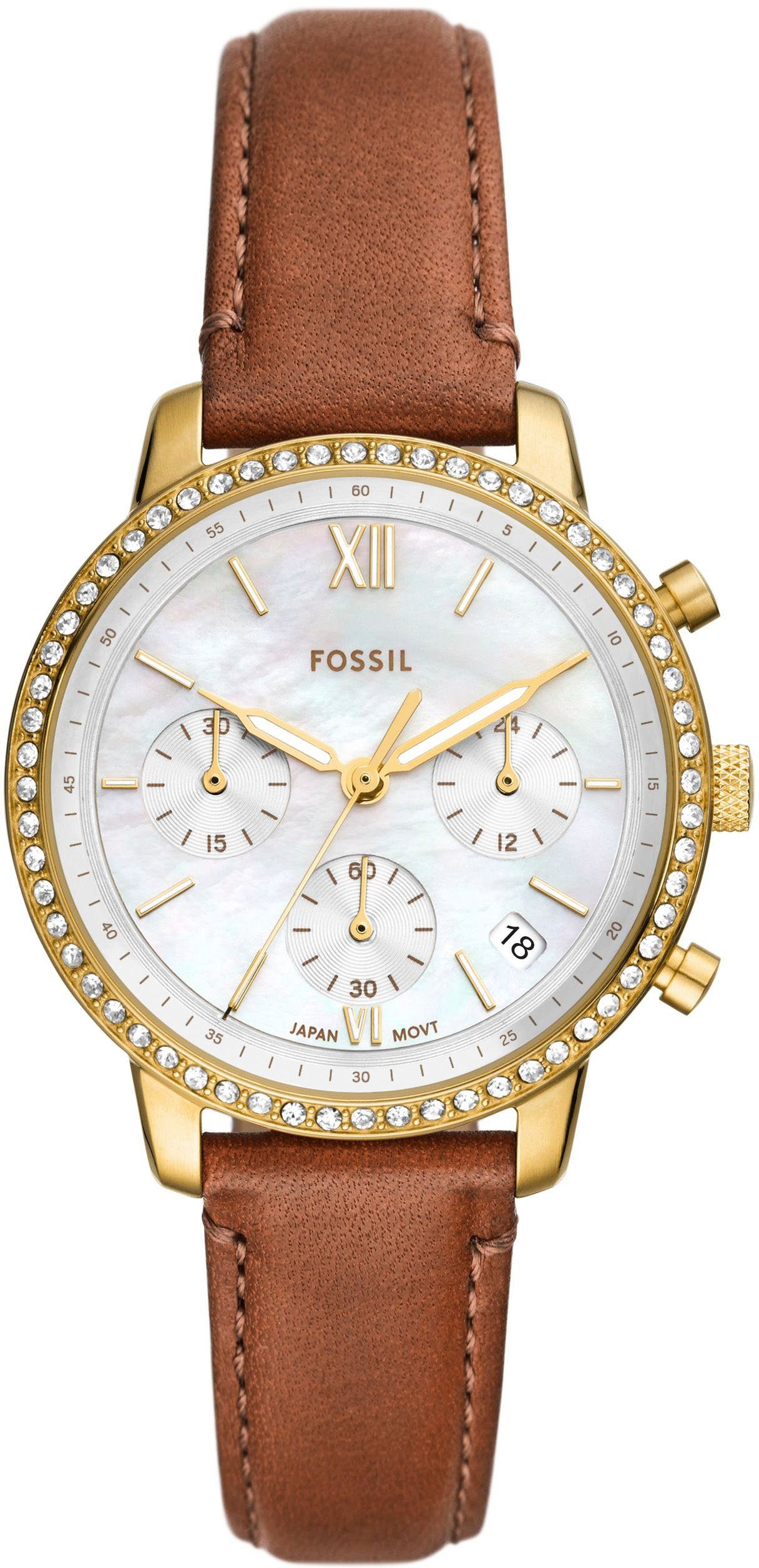 Fossil Chronograph NEUTRA ES5278, Quarzuhr, Armbanduhr, günstig online kaufen