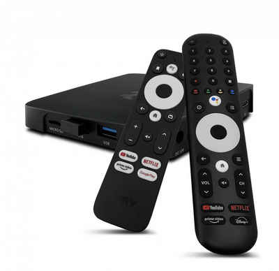 VU+ »VU+ YAY GO PRO Android TV HIGH-END 4K UHD Streaming Box Android 10.0 und Chromecast integriert« Satellitenreceiver