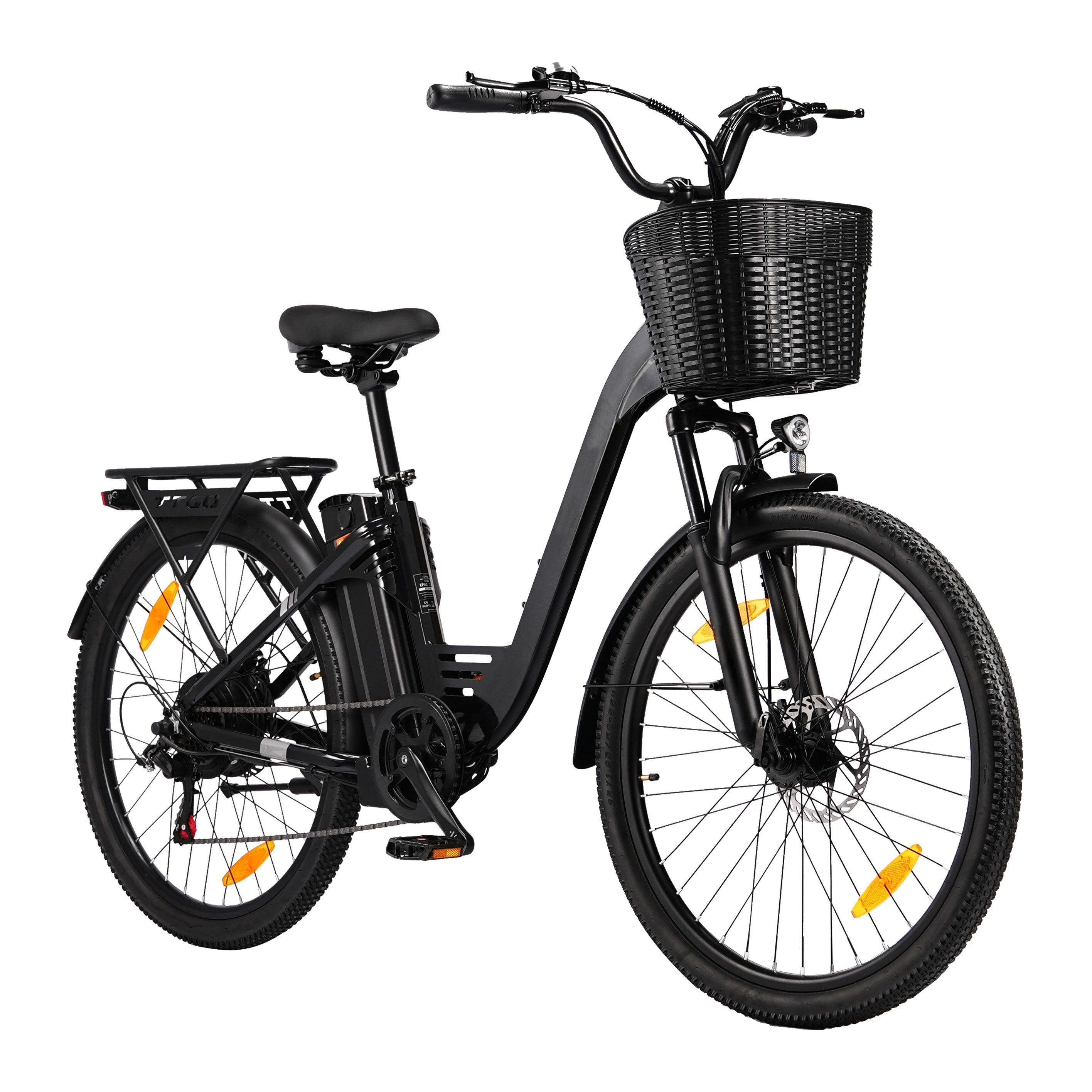 Vankel E-Bike E-Bike 26" Pedelec 250W 648Wh Akku 120km Shimano 7-Gänge IPX5, 7 Gang, Heckmotor, 648 Wh