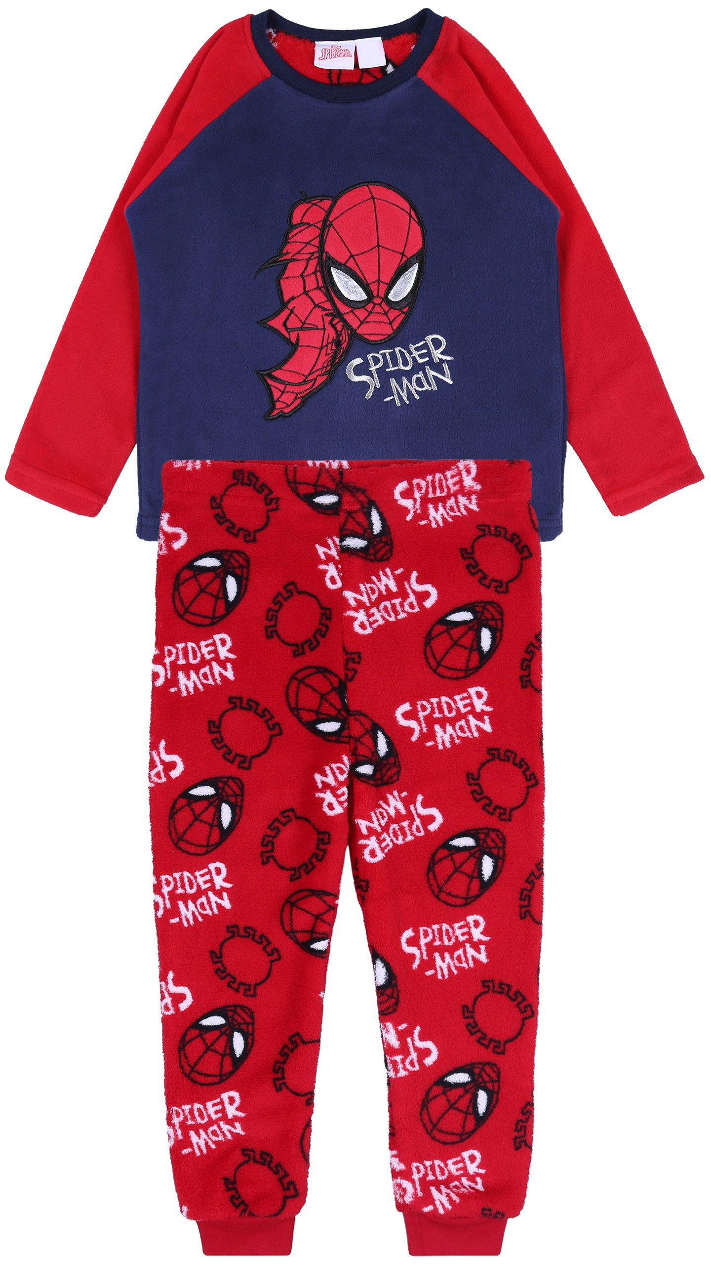 Sarcia.eu Pyjama Rot-dunkelblauer Spider-Man-Pyjama 2-3 Jahre