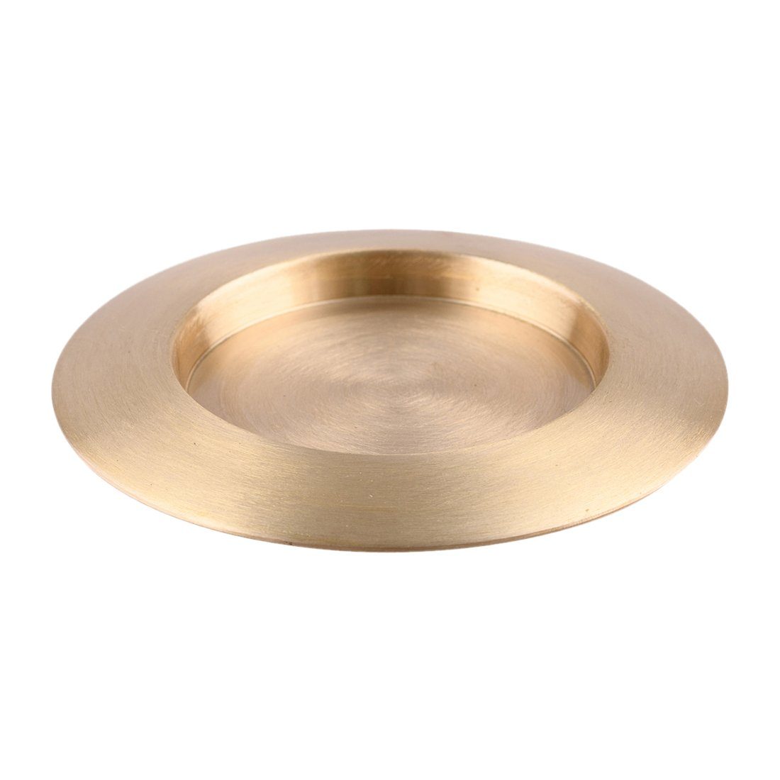 NKlaus Kerzentablett Kerzenteller Rund 13cm Messing Gold Торшери