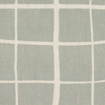 SCHÖNER LEBEN. Stoff Dekostoff Baumwollstoff Marloes5 Gitter Karo grau weiß 1,40m, Digitaldruck