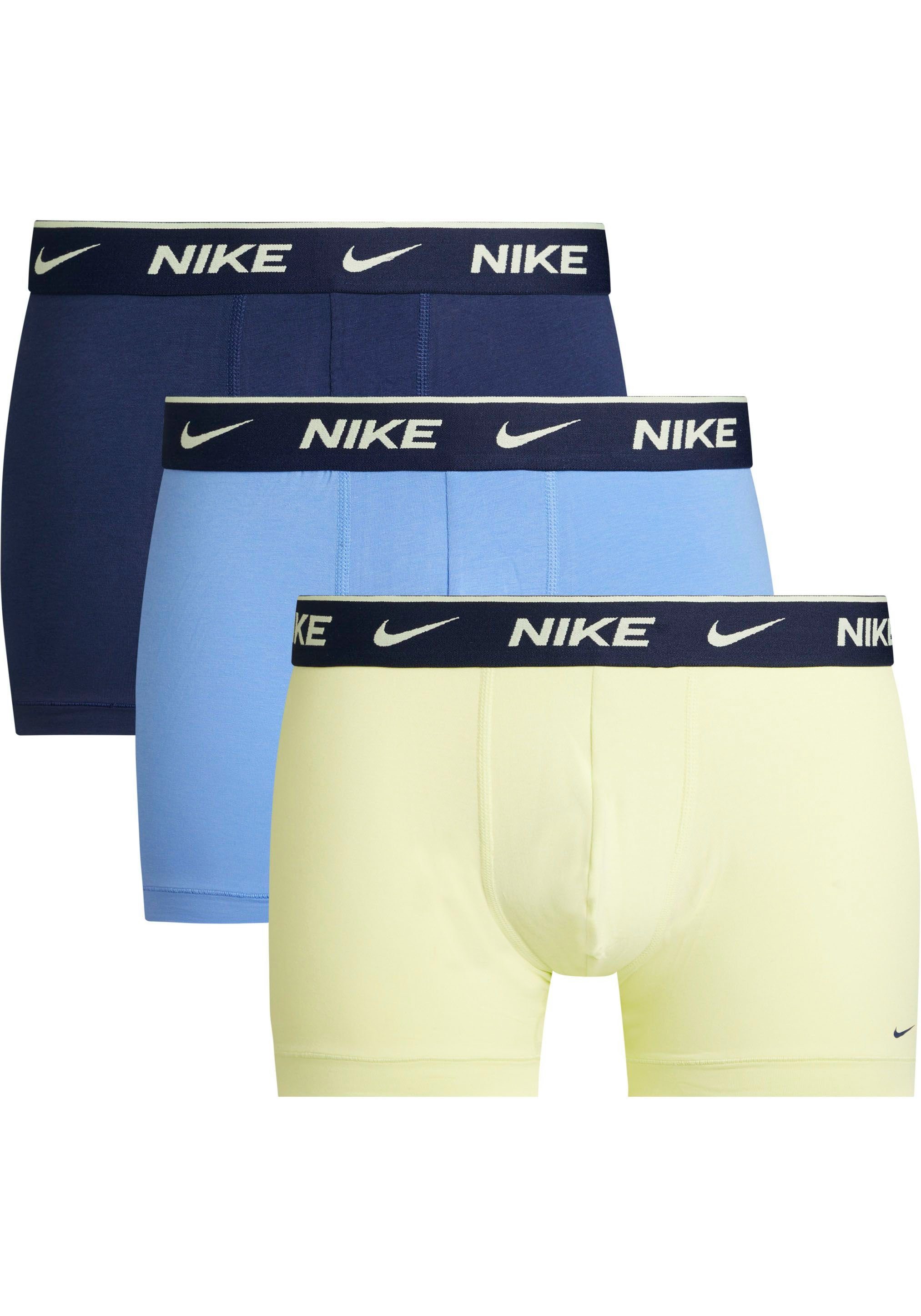 NIKE Underwear Trunk TRUNK NIKE Logo-Elastikbund 3PK mit (3 3er-Pack) Stück) (Packung