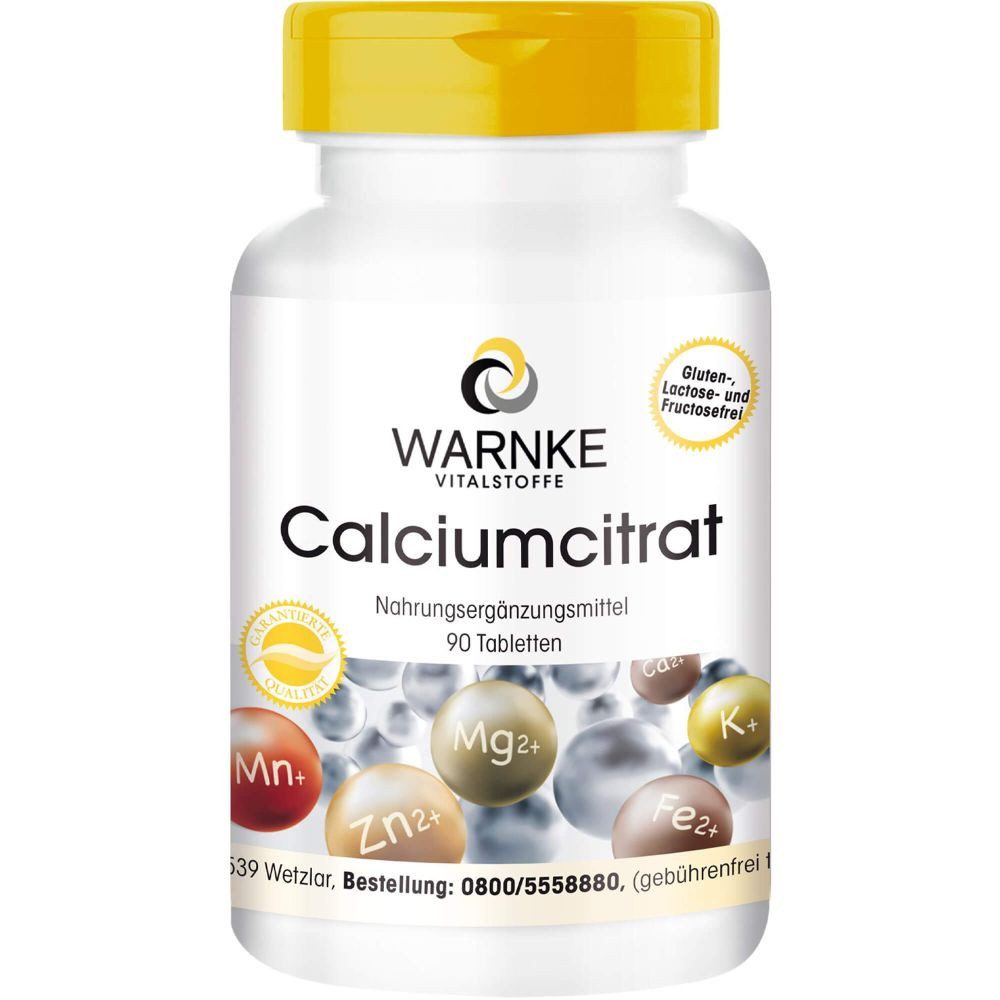 Warnke Vitalstoffe CALCIUMCITRAT Tabletten Tabletten, 90 St.