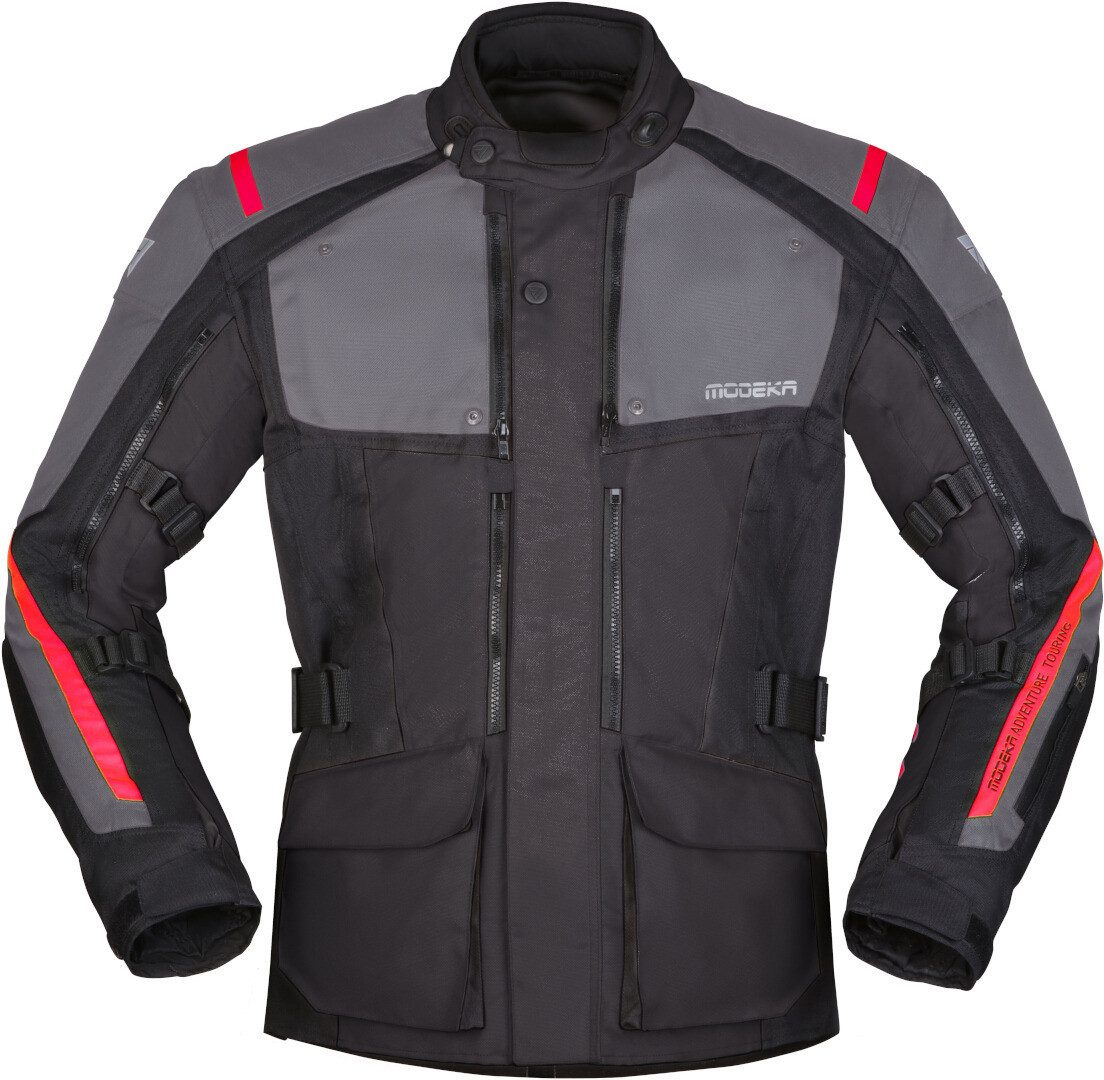 Modeka Motorradjacke Varus wasserdichte Motorrad Textiljacke herausnehmbare Membrane,wasserdicht