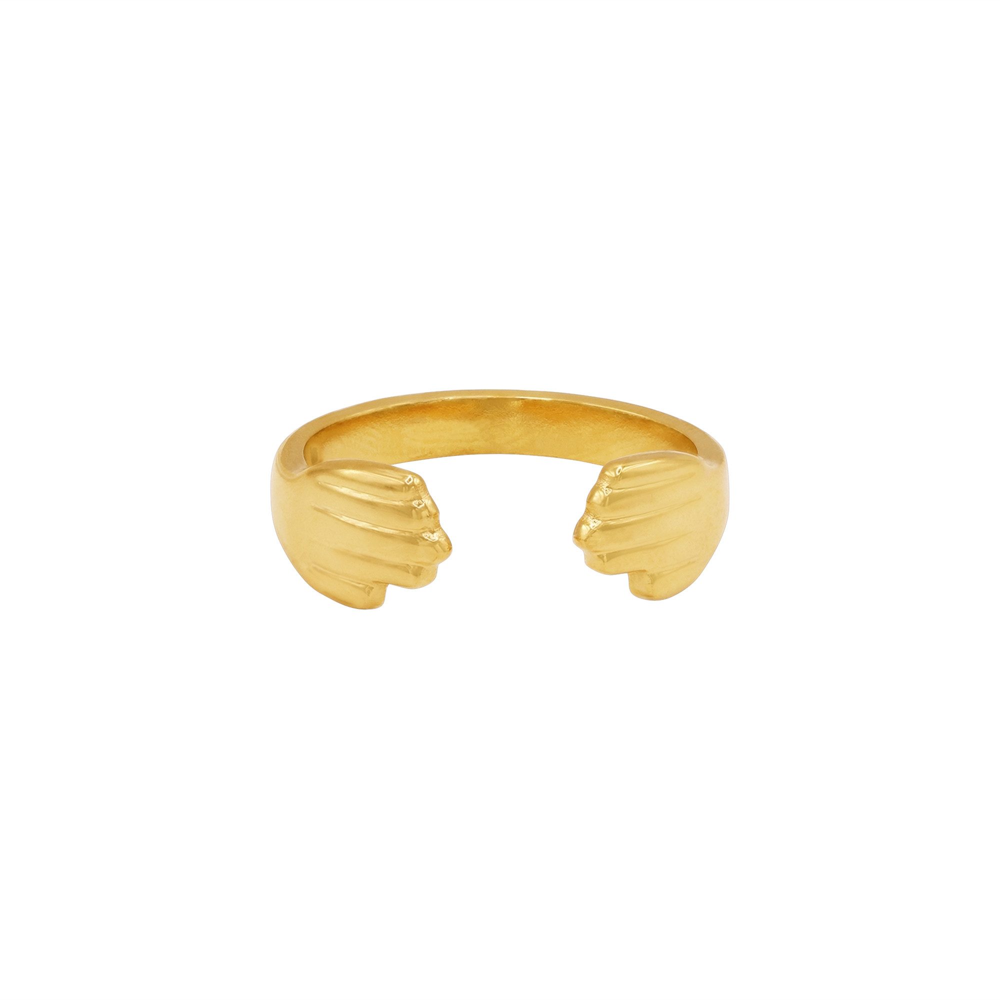 Fingerring Fenia goldfarben