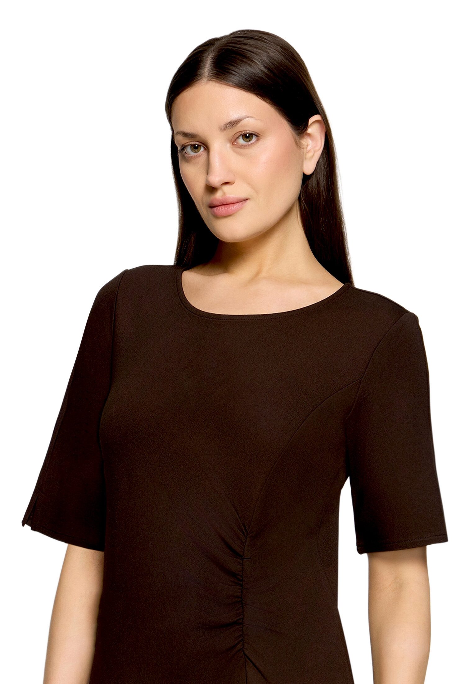 Cartoon Midikleid Damen mit Raffung