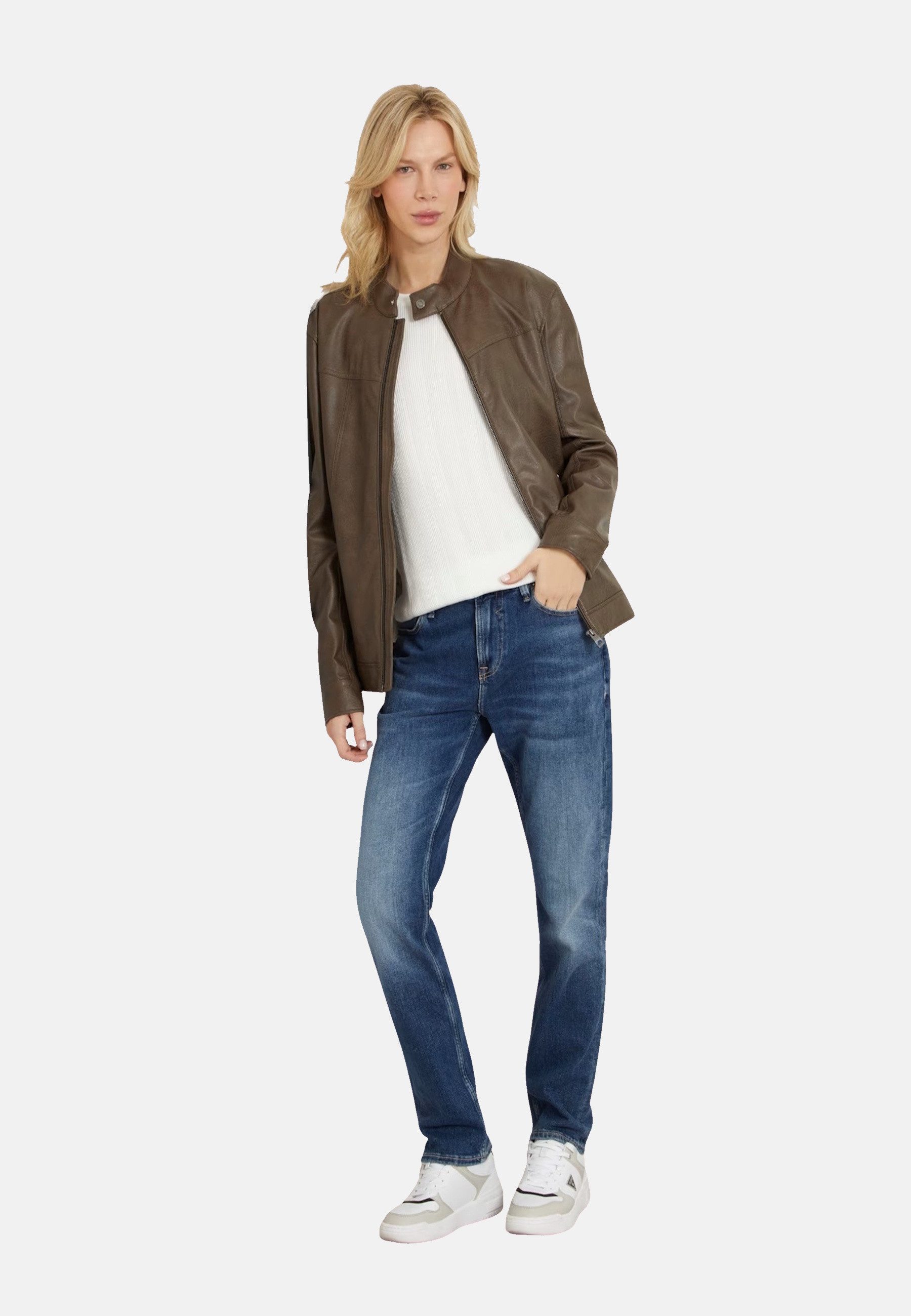 Guess 5-Pocket-Jeans Jeans Slim-Fit-Jeans ANGELS mit Label-Patch im (1-tlg)