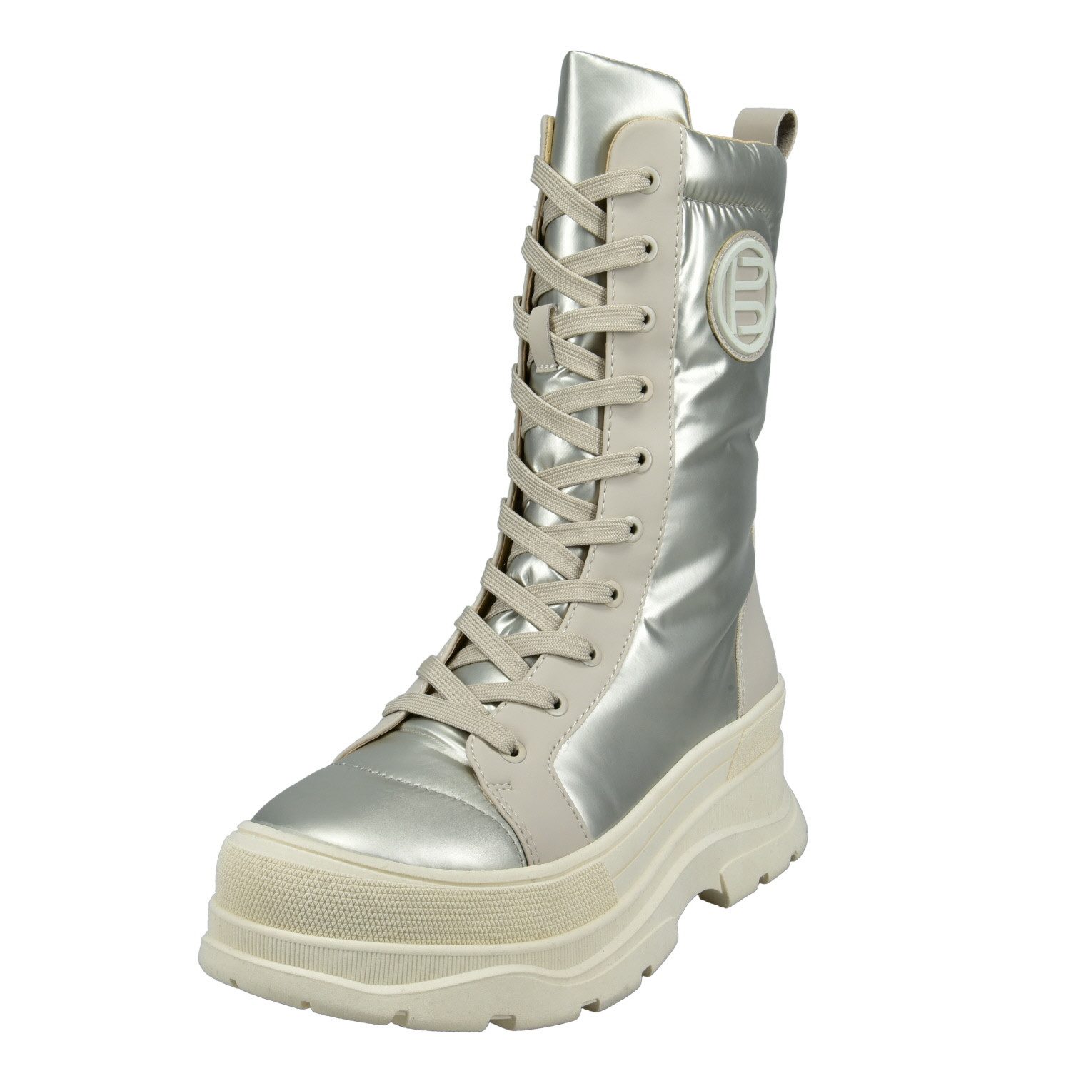 BAGATT TT.BAGATT Damen Stiefelette Haylee D31-ABN51-6959-9052 metallics/beige Stiefelette