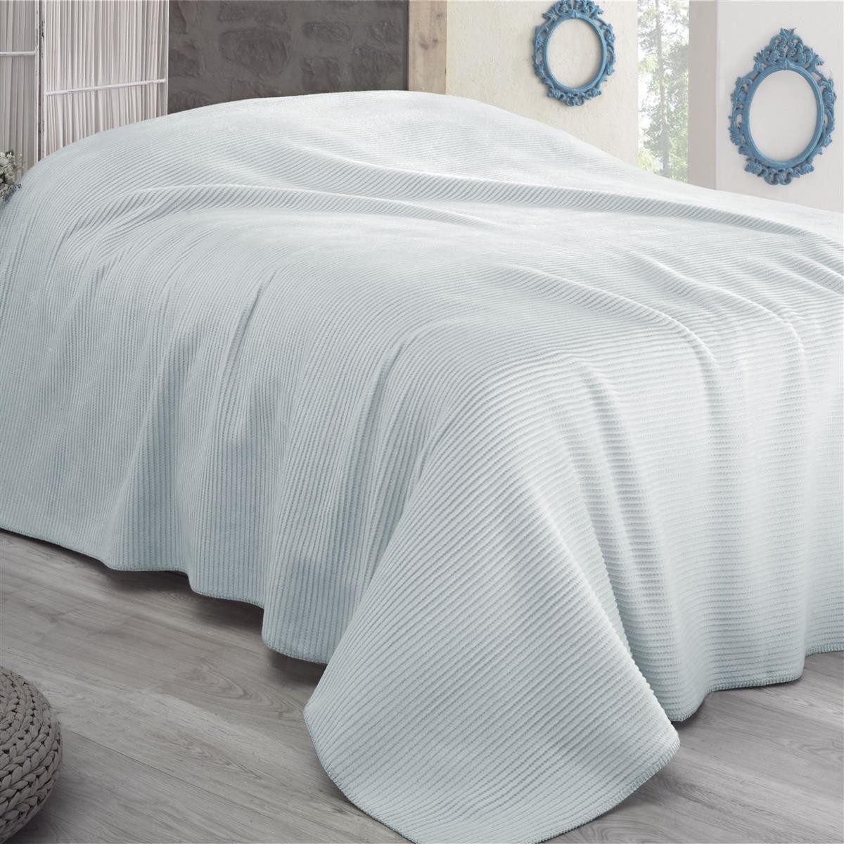 SEI Design Bettüberwurf Adina 200x230 cm, 58% Baumwolle, 400gr/m²