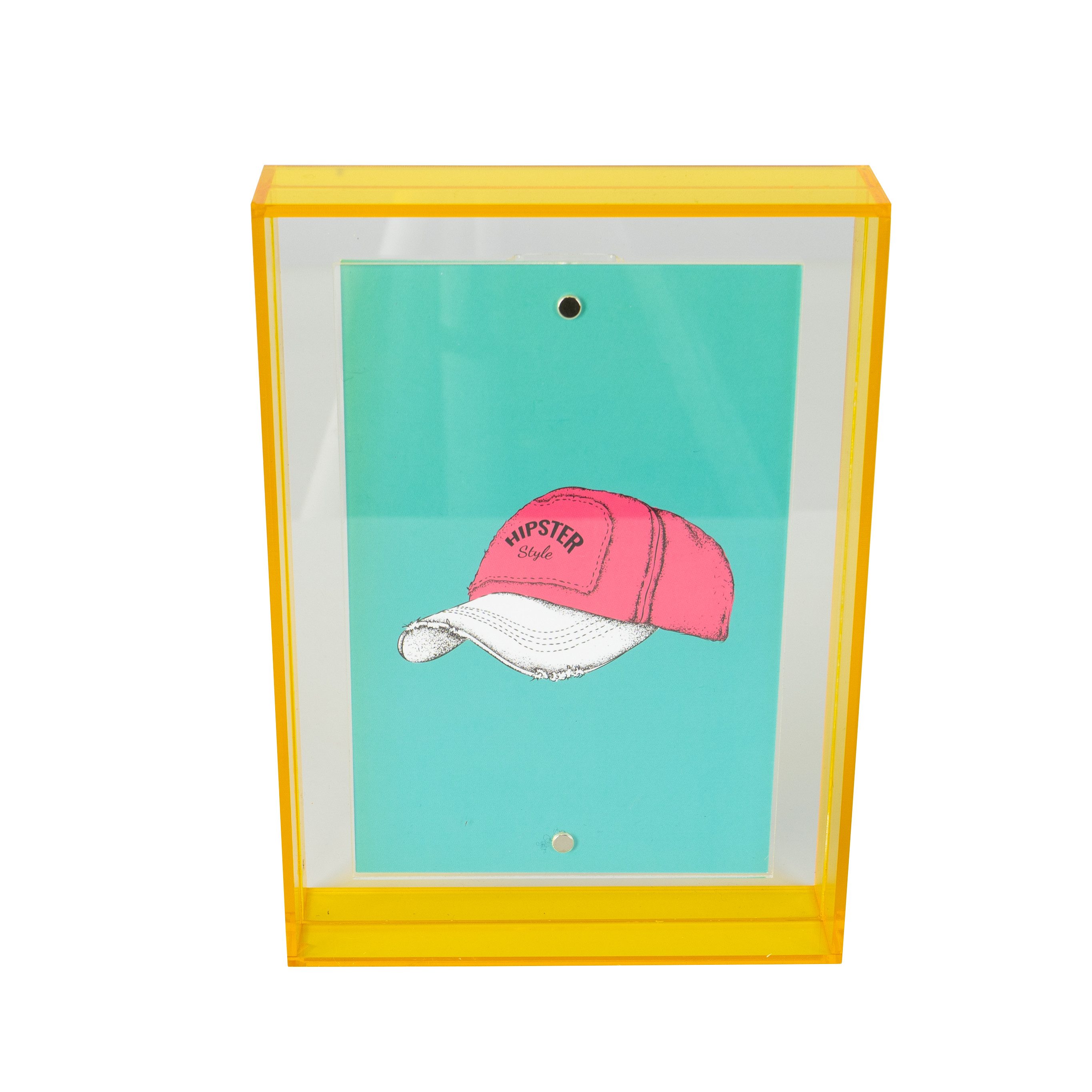 queence Bilderrahmen Wechselrahmen gelb, für 1 Bilder (1 St), Stylischer Ne günstig online kaufen