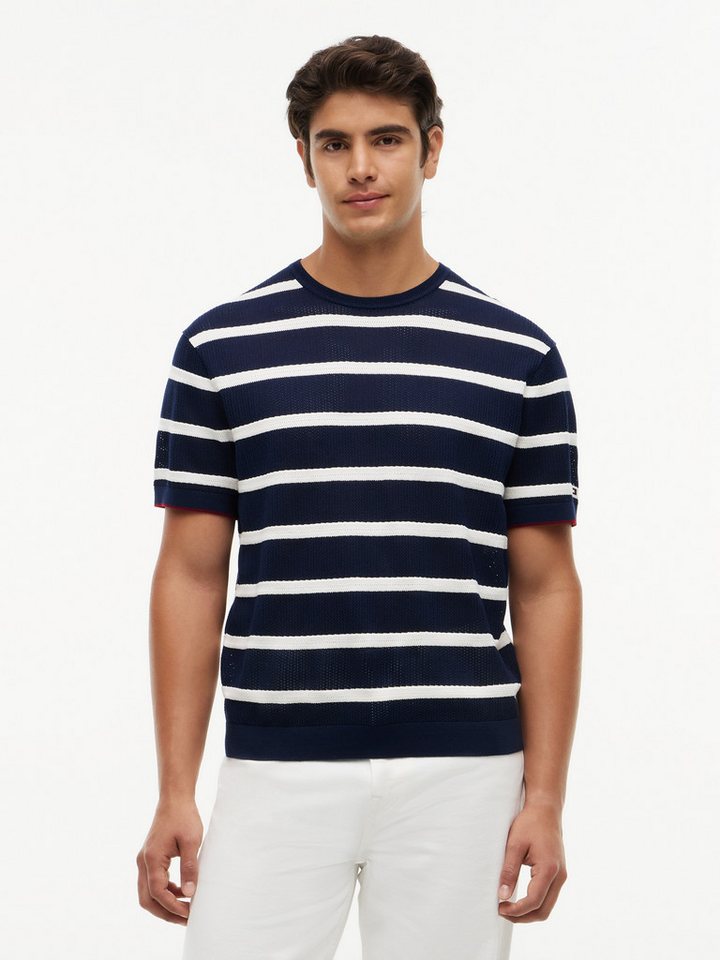 Tommy Hilfiger Kurzarmpullover Dress Casual Premium Line Knit Shirt