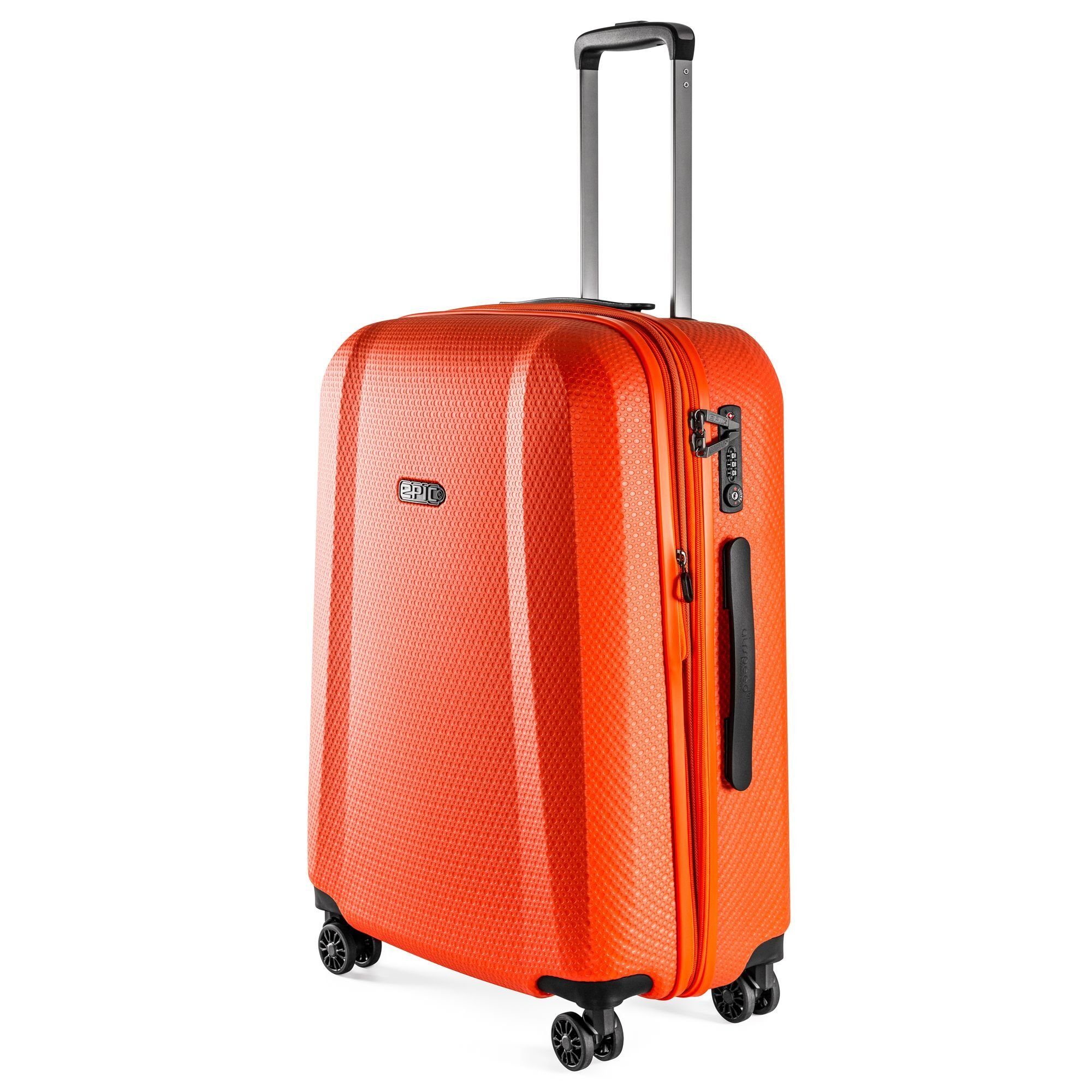 EPIC Hartschalen-Trolley Rollen, GTO 4 5.0, Polycarbonat neonorange