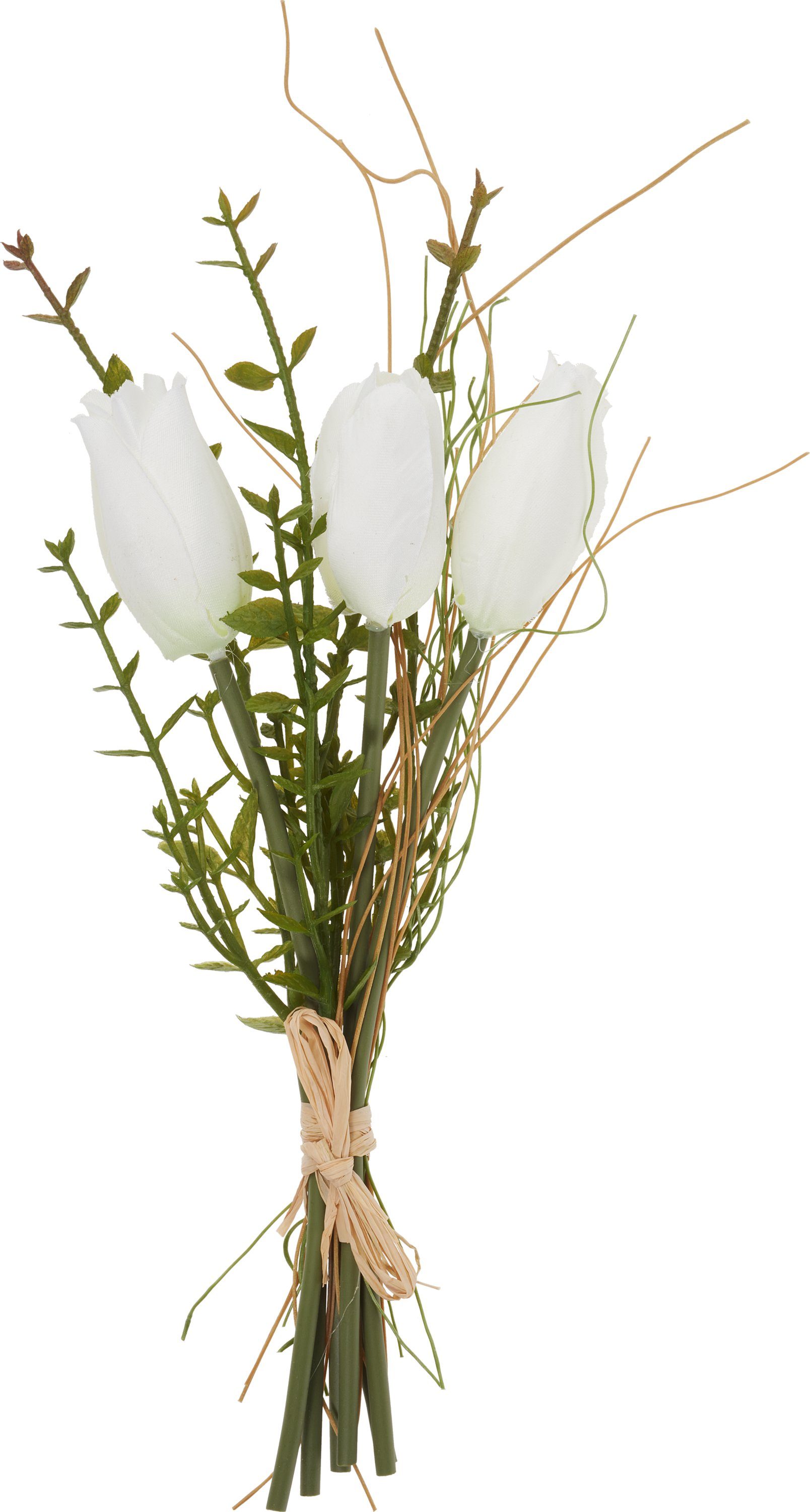 Kunstblume Tulpen Creme DPI, 21 cm Bonnie, Bund