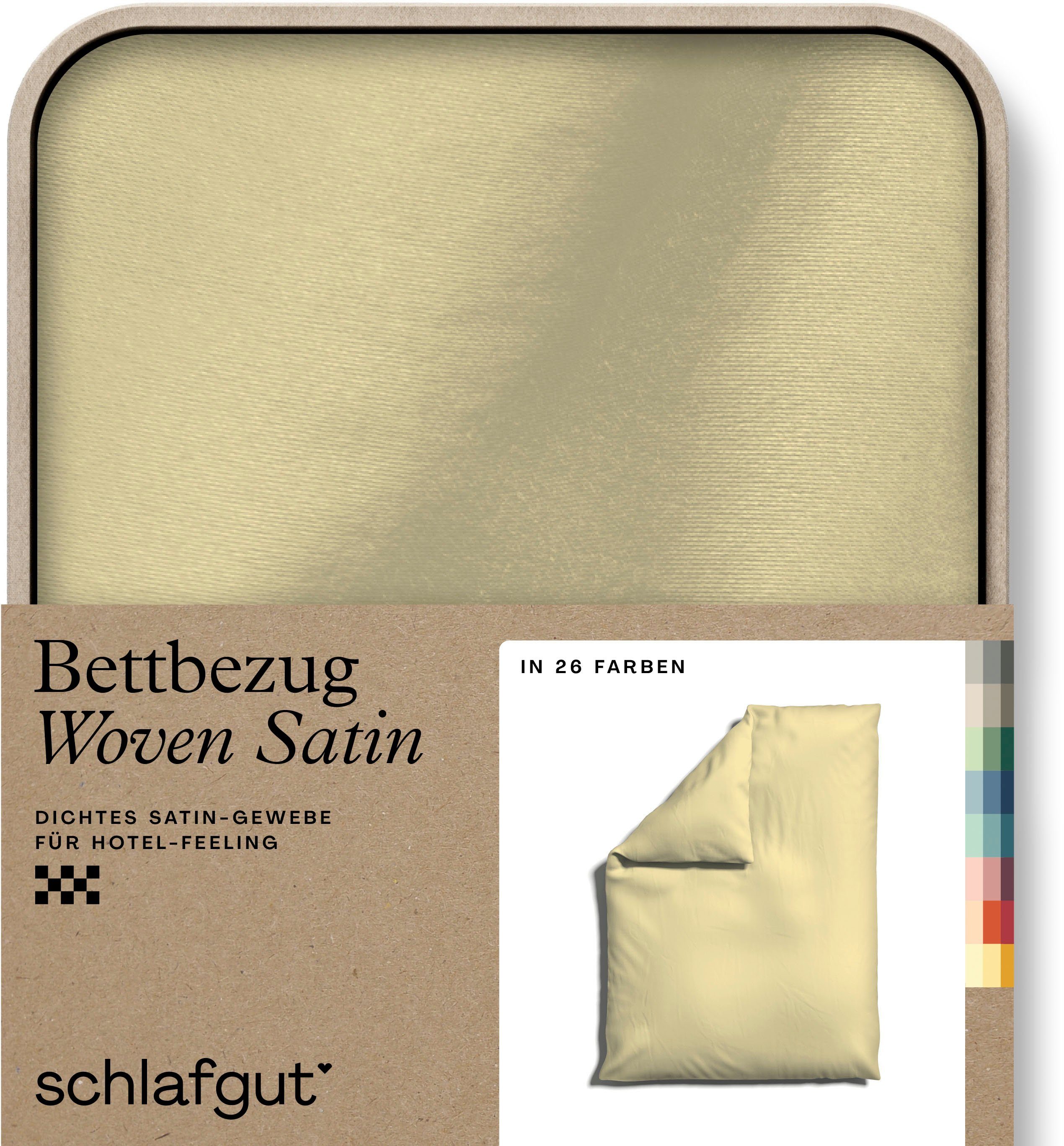 Schlafgut Bettbezug Woven Satin, (1 St), günstig online kaufen